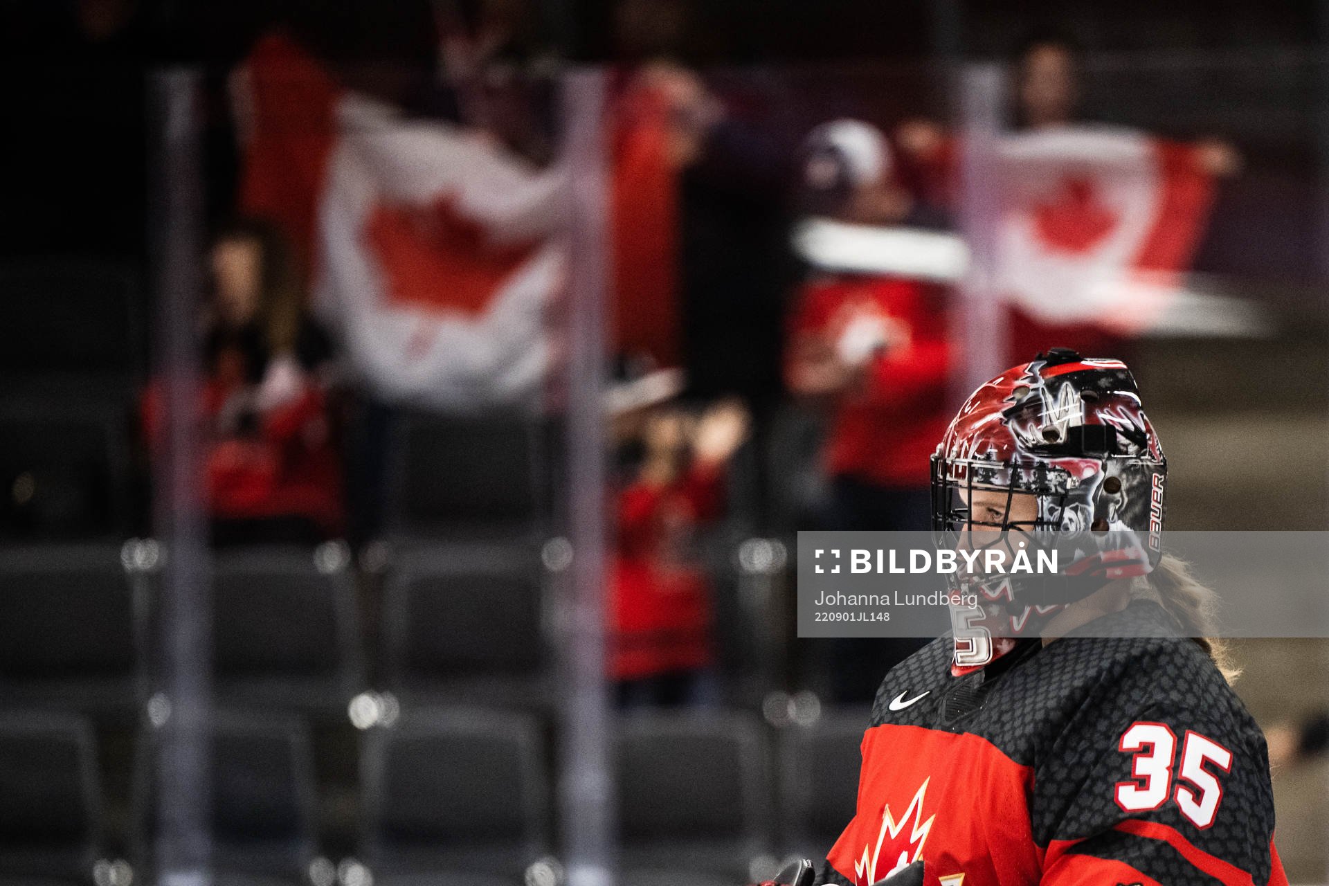 goaltender Ann-Renee Desbiens of Canada