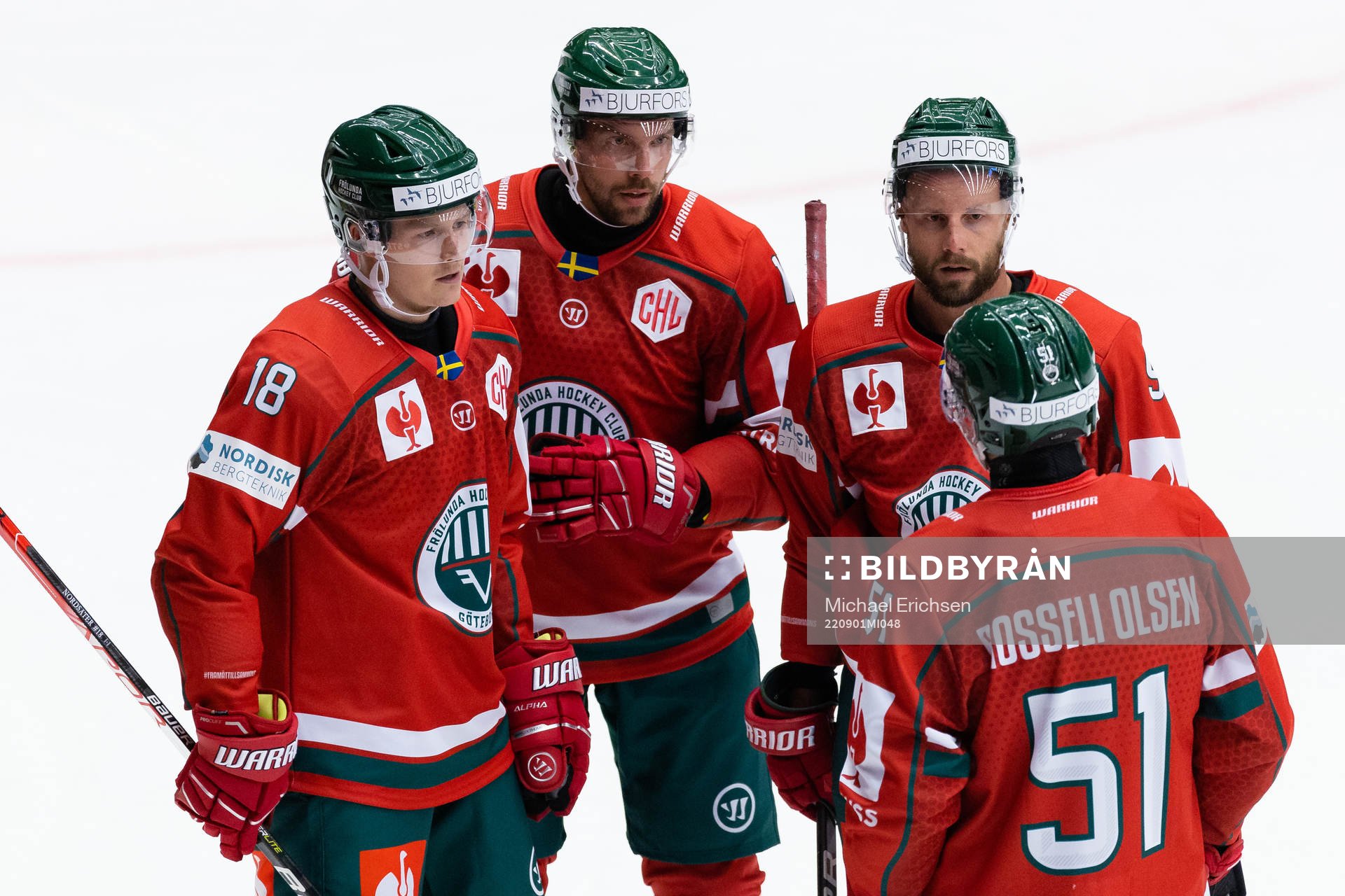 Lucas Nordsäter, Anders Grönlund, Jan Mursak and Mats