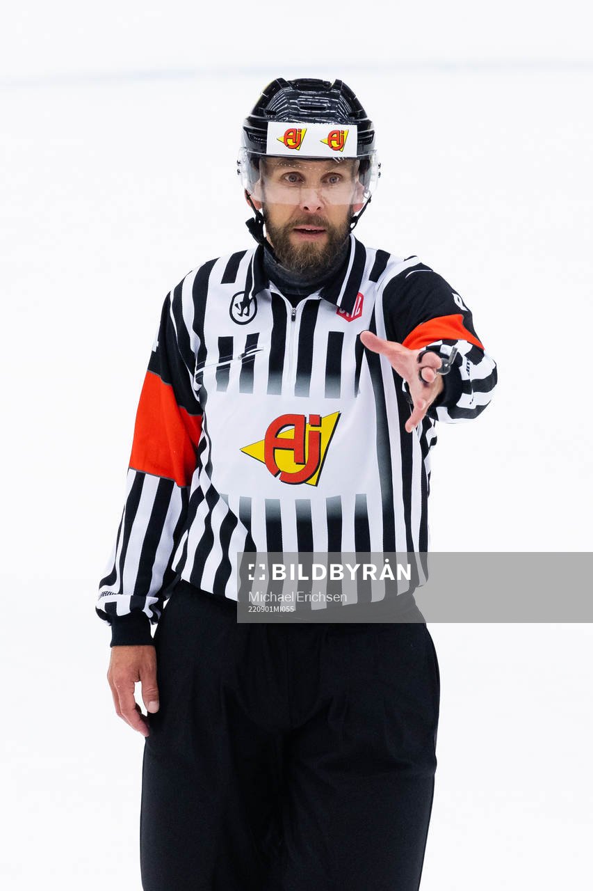 Referee Marcus Linde
