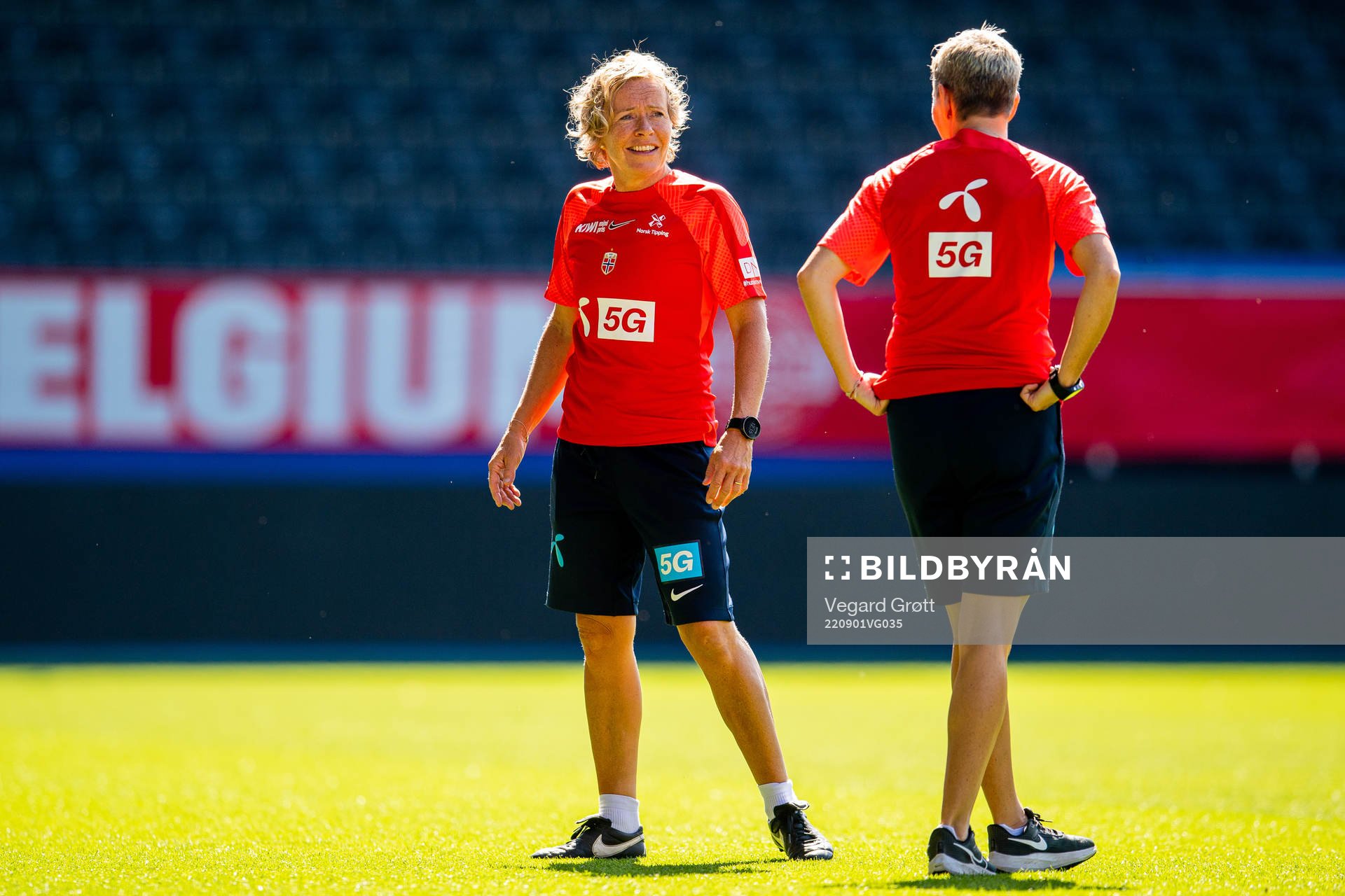 Gunnvor Halmøy, physical coach of the Norwegian women's