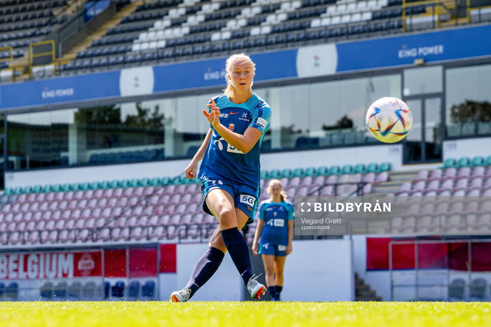 Sara Hørte of the Norwegian women's national football team