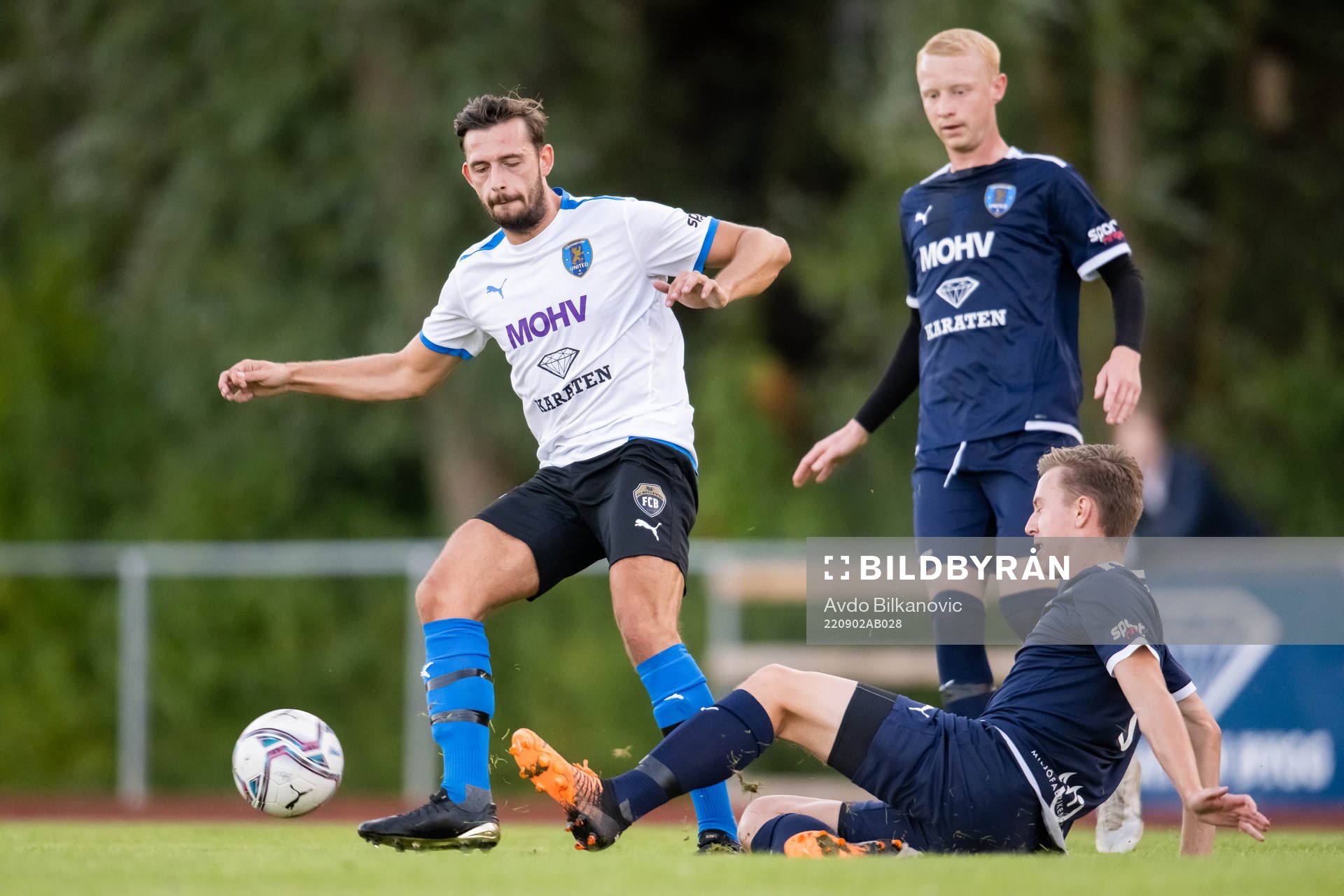 Staffanstorps Viktor Welander och Bellevue's Maximilian