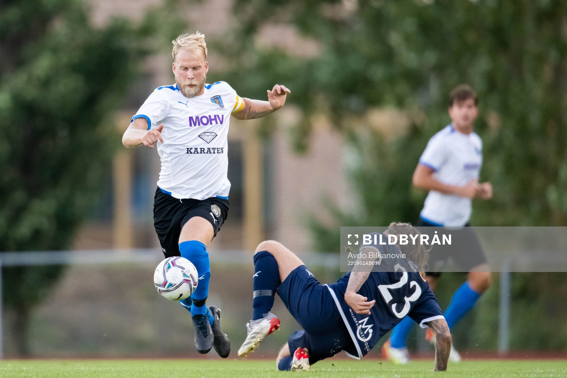 Staffanstorps Robin Fors och Bellevue's Kristoffer Jeppsson