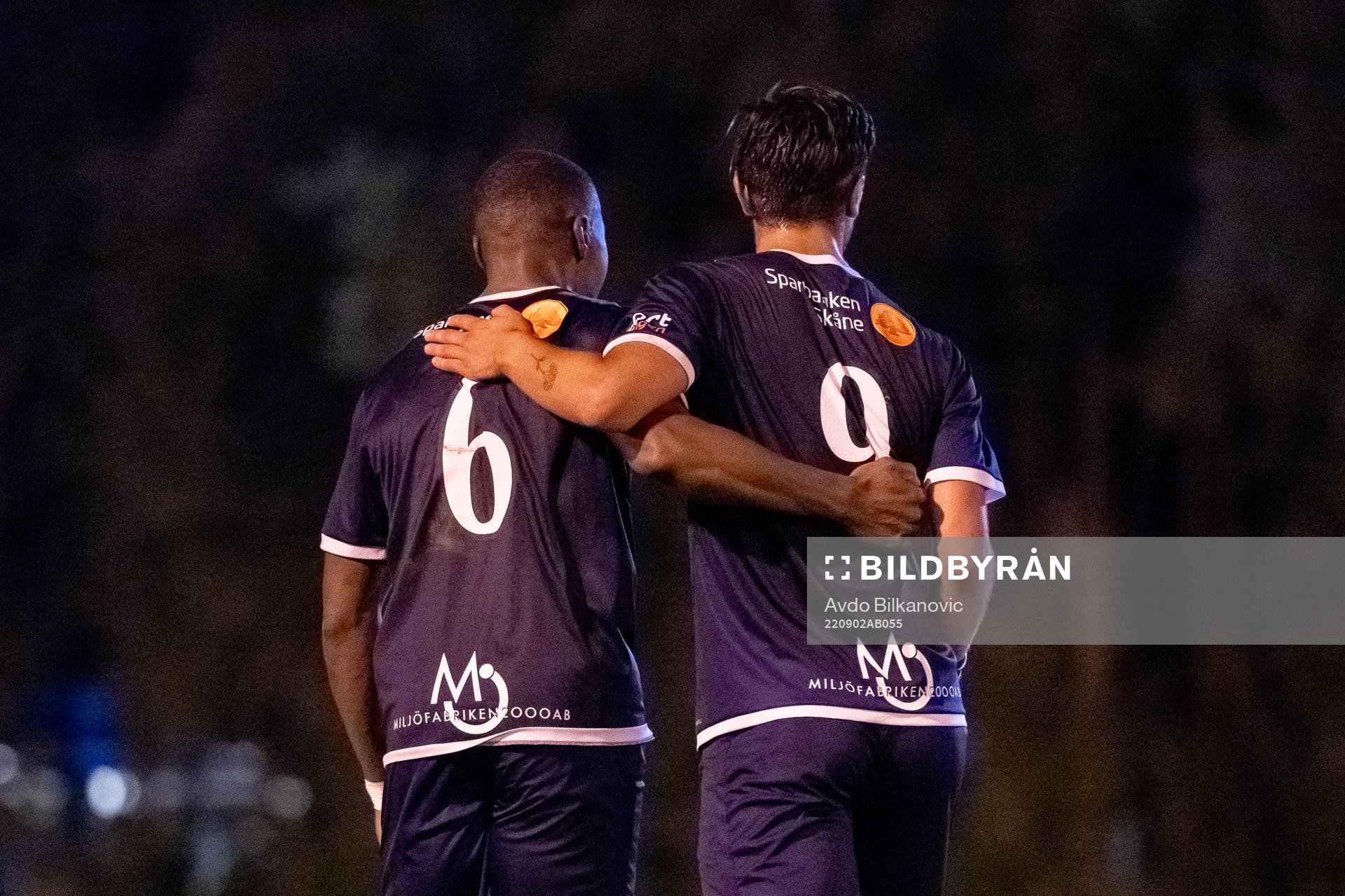 Staffanstorps Martin Silva och Edwin Song Yuh jublar