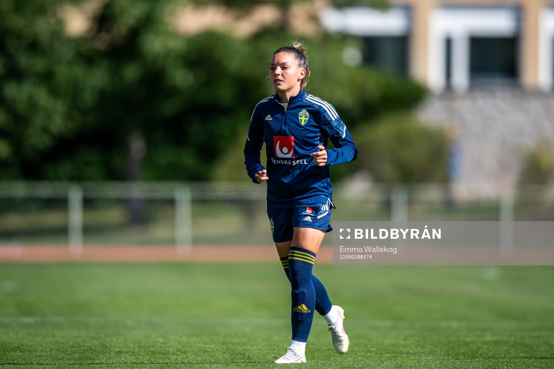 Johanna Rytting Kaneryd during a training session with the women's national football team on September 2, 2022 in Visby. 