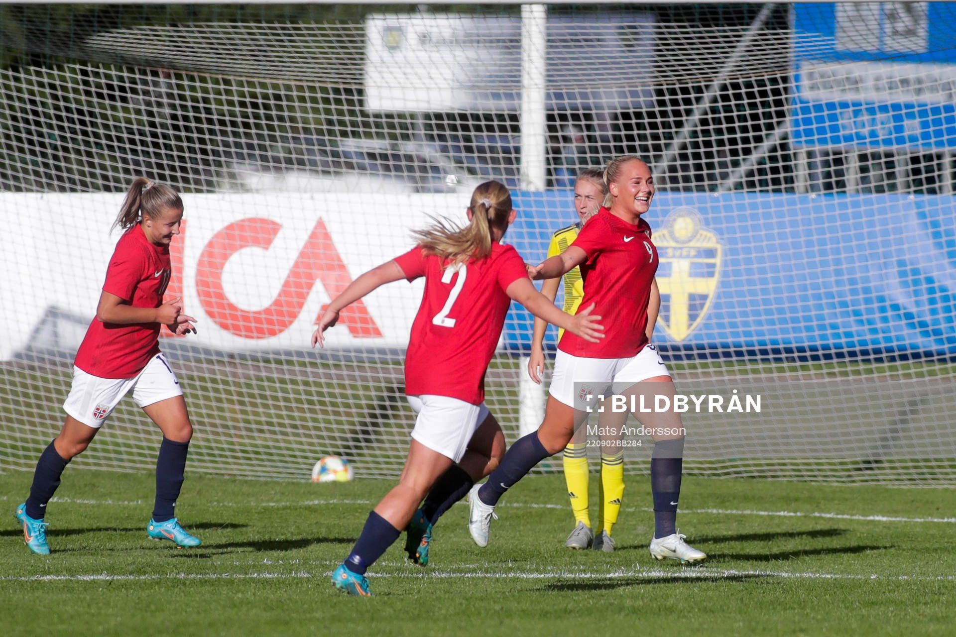 Norges Cathinka Cecilie Friis Tandberg jublar