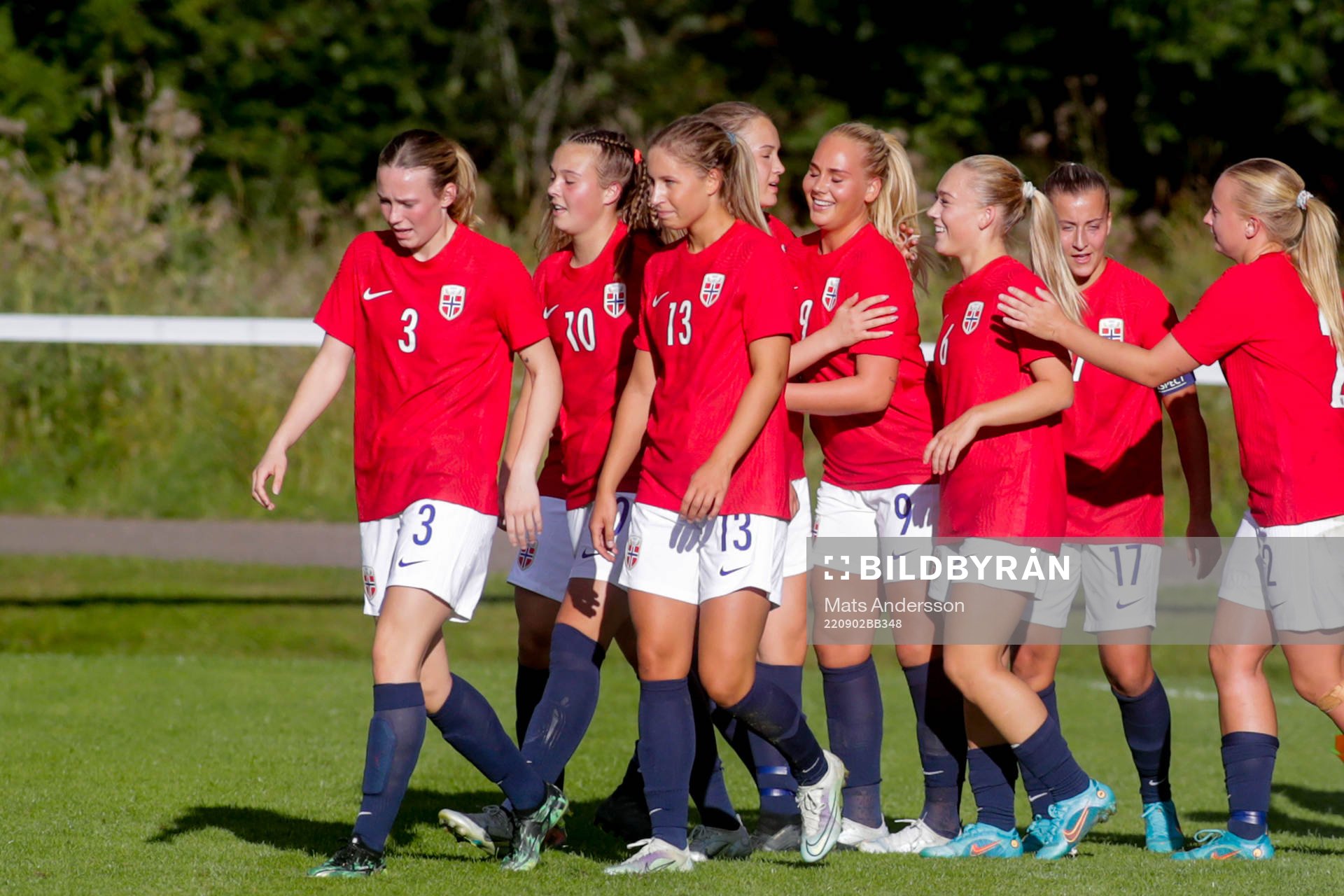 Norges Cathinka Cecilie Friis Tandberg jublar