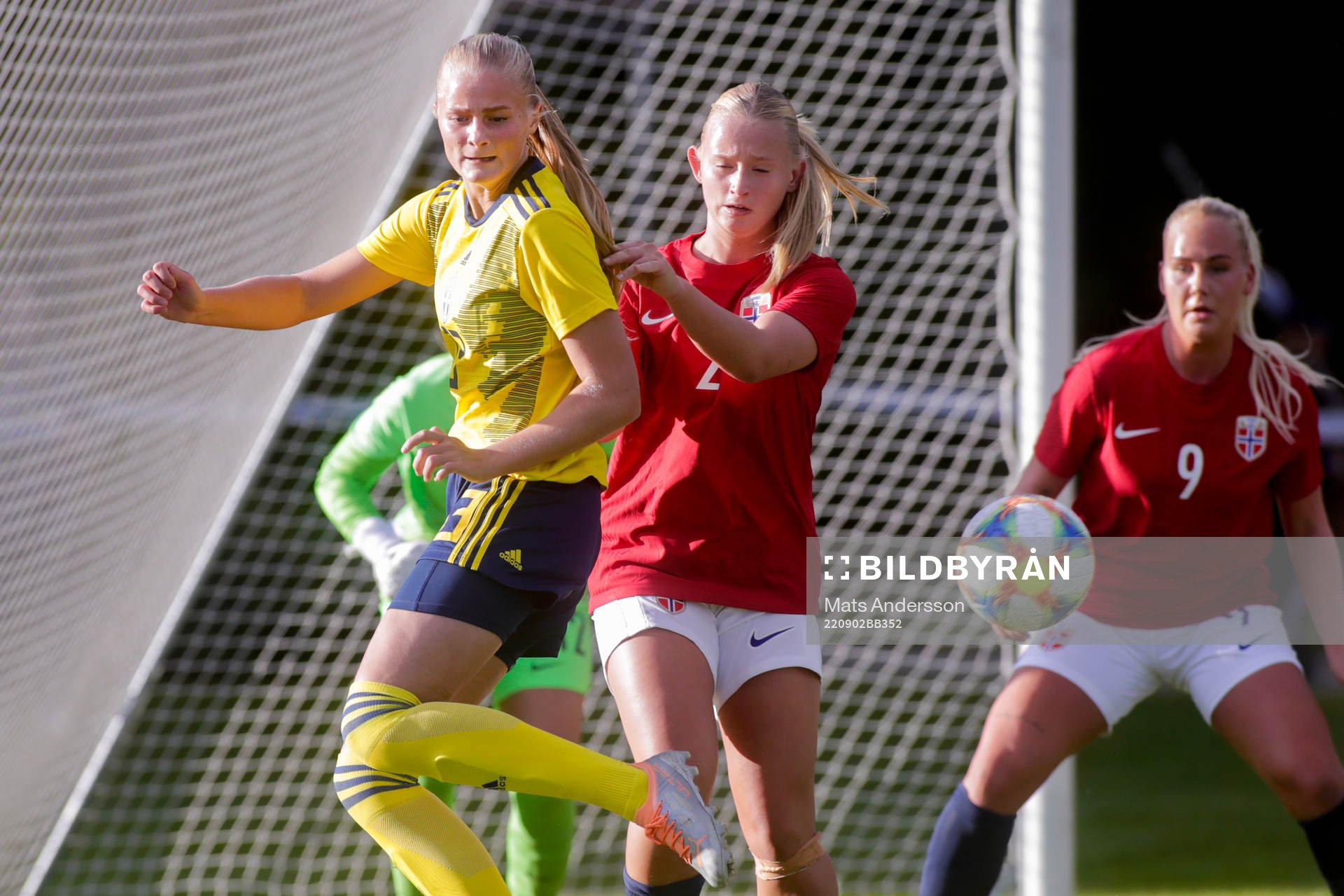 Sveriges Hanna Stenberg och Norges Emma Iversen