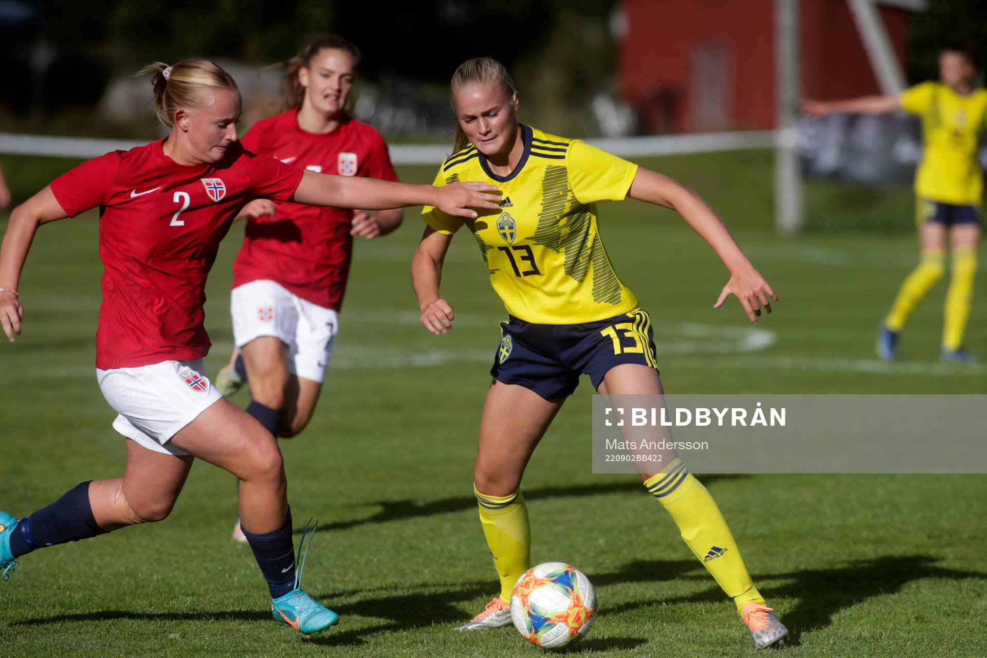 Sveriges Hanna Stenberg och Norges Emma Iversen