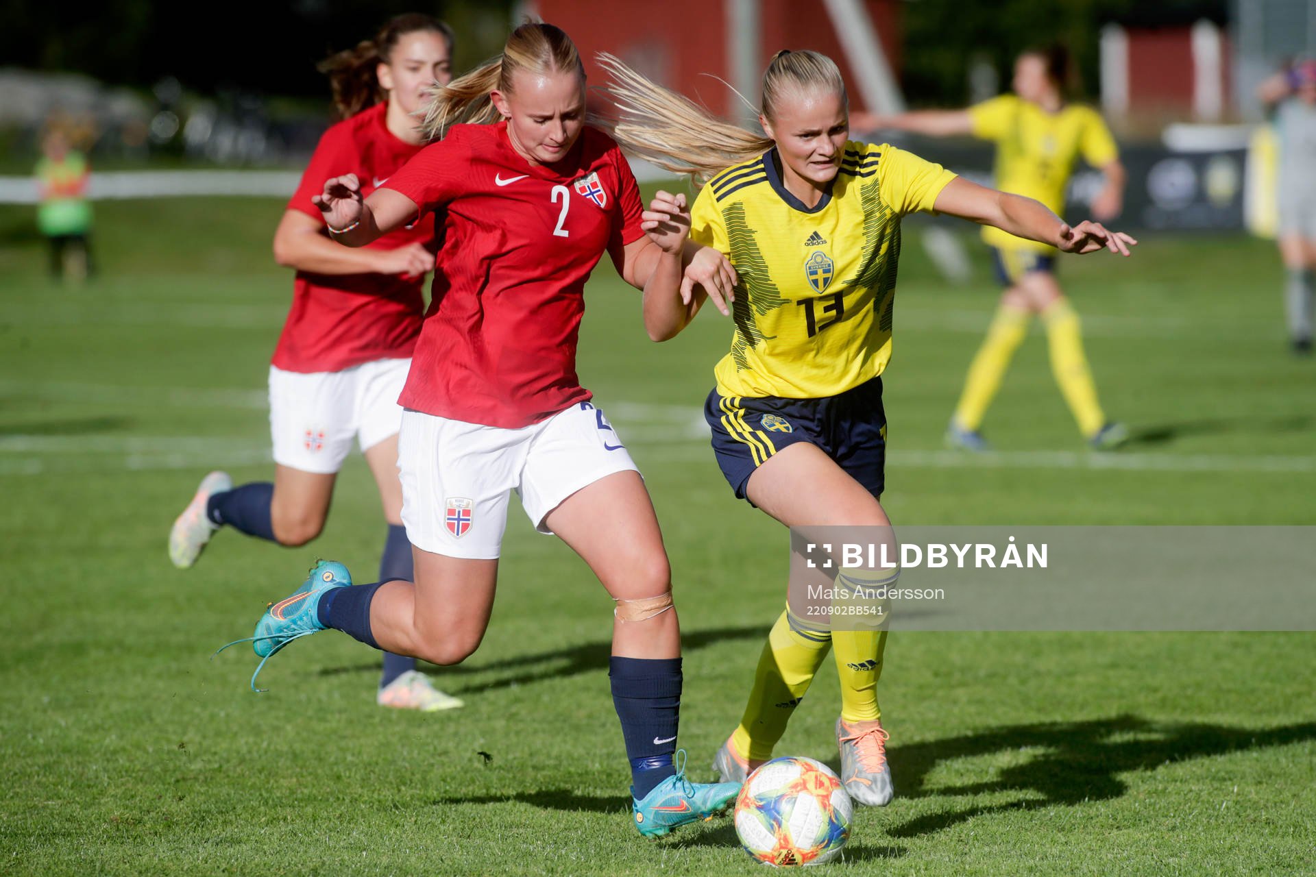 Sveriges Hanna Stenberg och Norges Emma Iversen