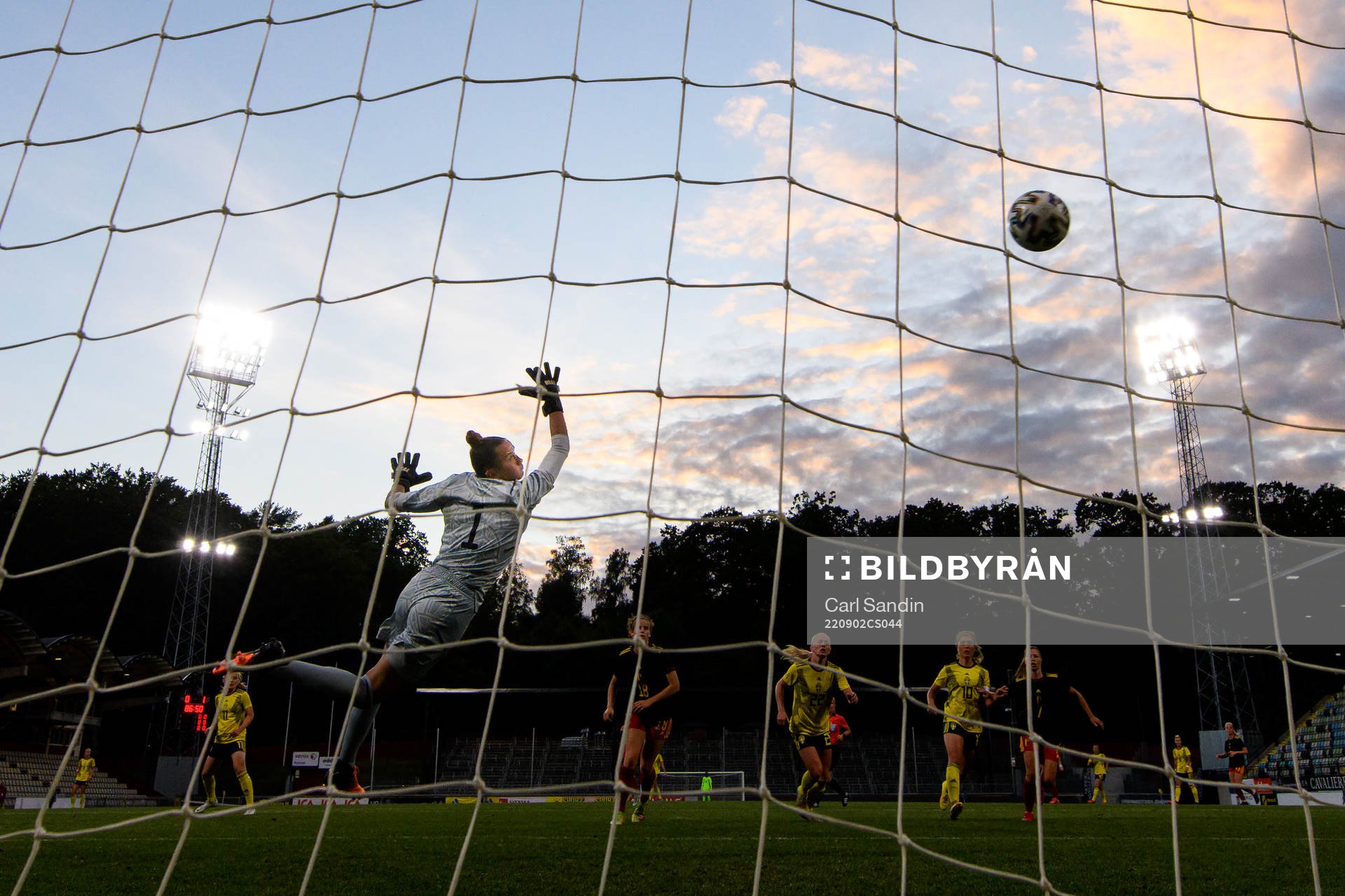 Goalkeeper Femke Bastiaen of Belgium