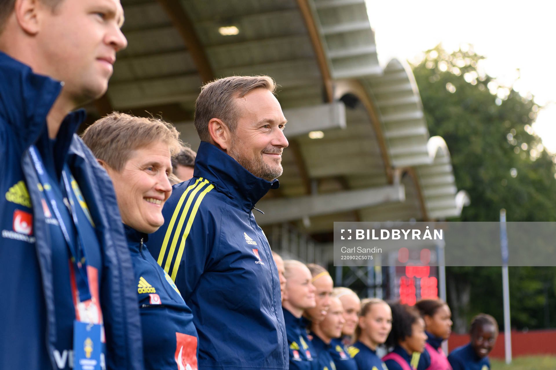 Head coach Martin Qvarnmans Möller of Sweden