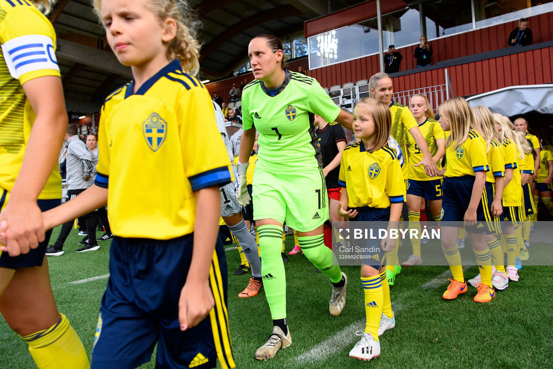 Goalkeeper Emma Lind of Sweden ahead of the international friendly U23 football match between Sweden and Belgium on September 2, 2022 in Jönköping.