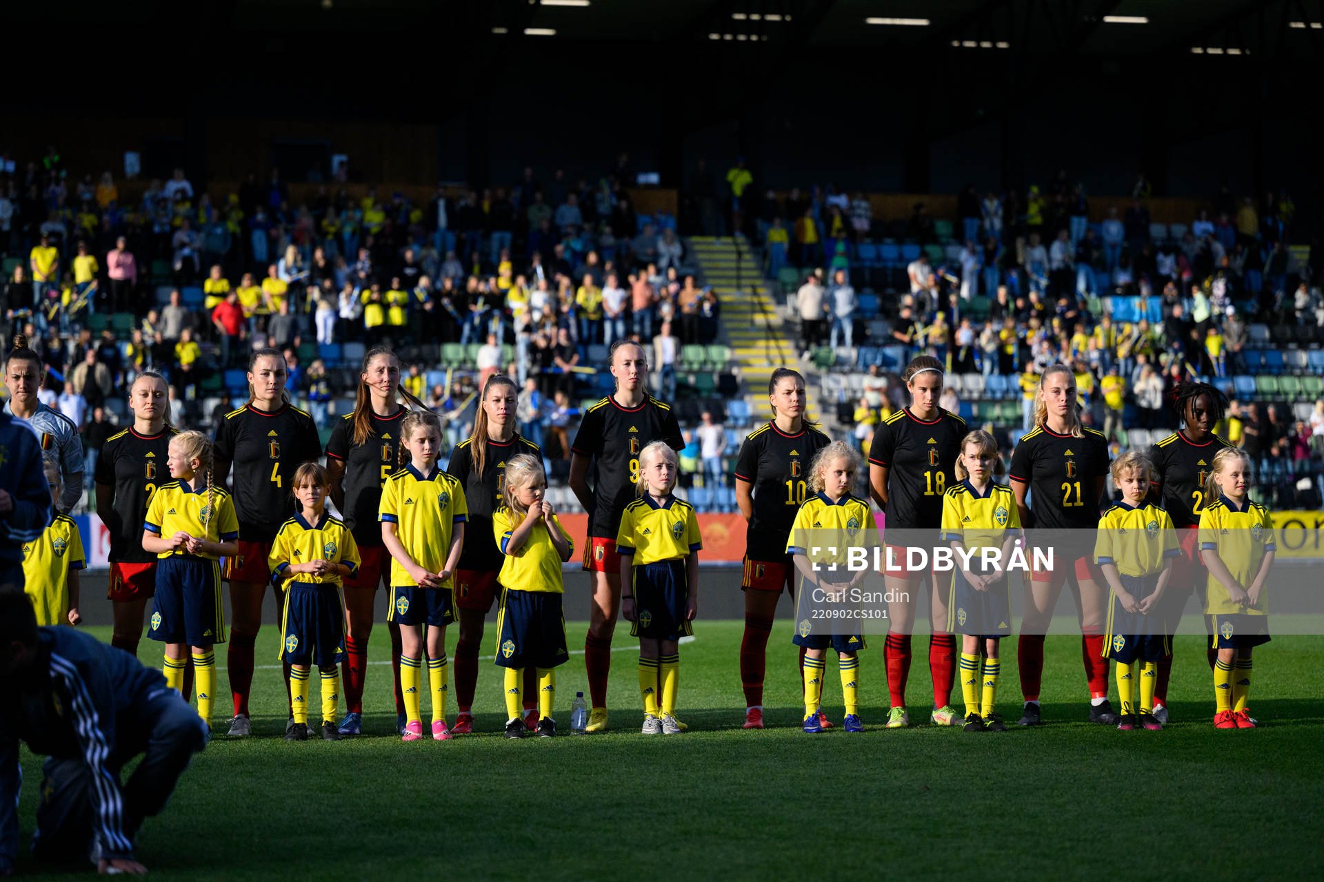 Players of Belgium at lineup