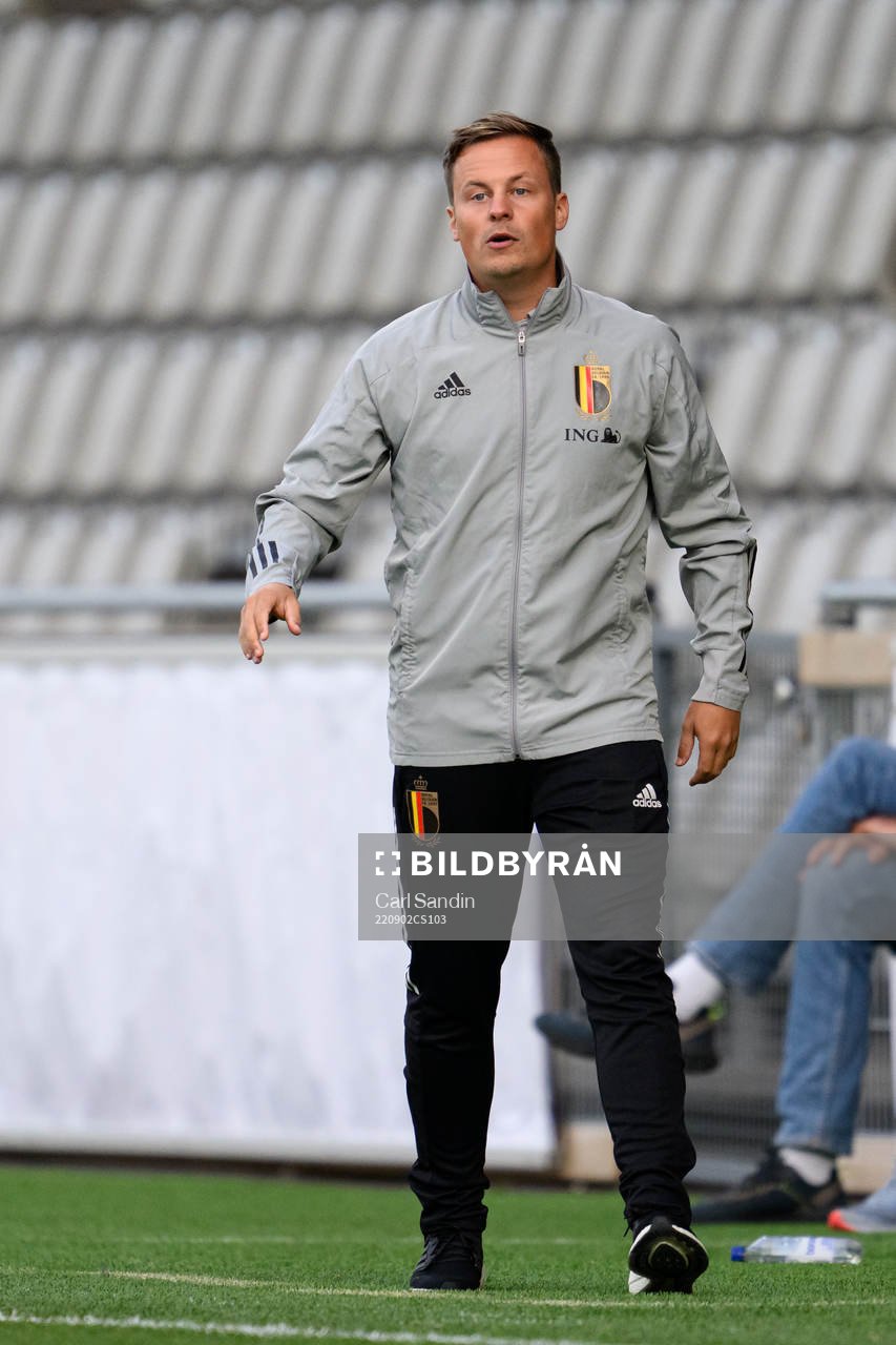 Head coach Thomas Jansen of Belgium