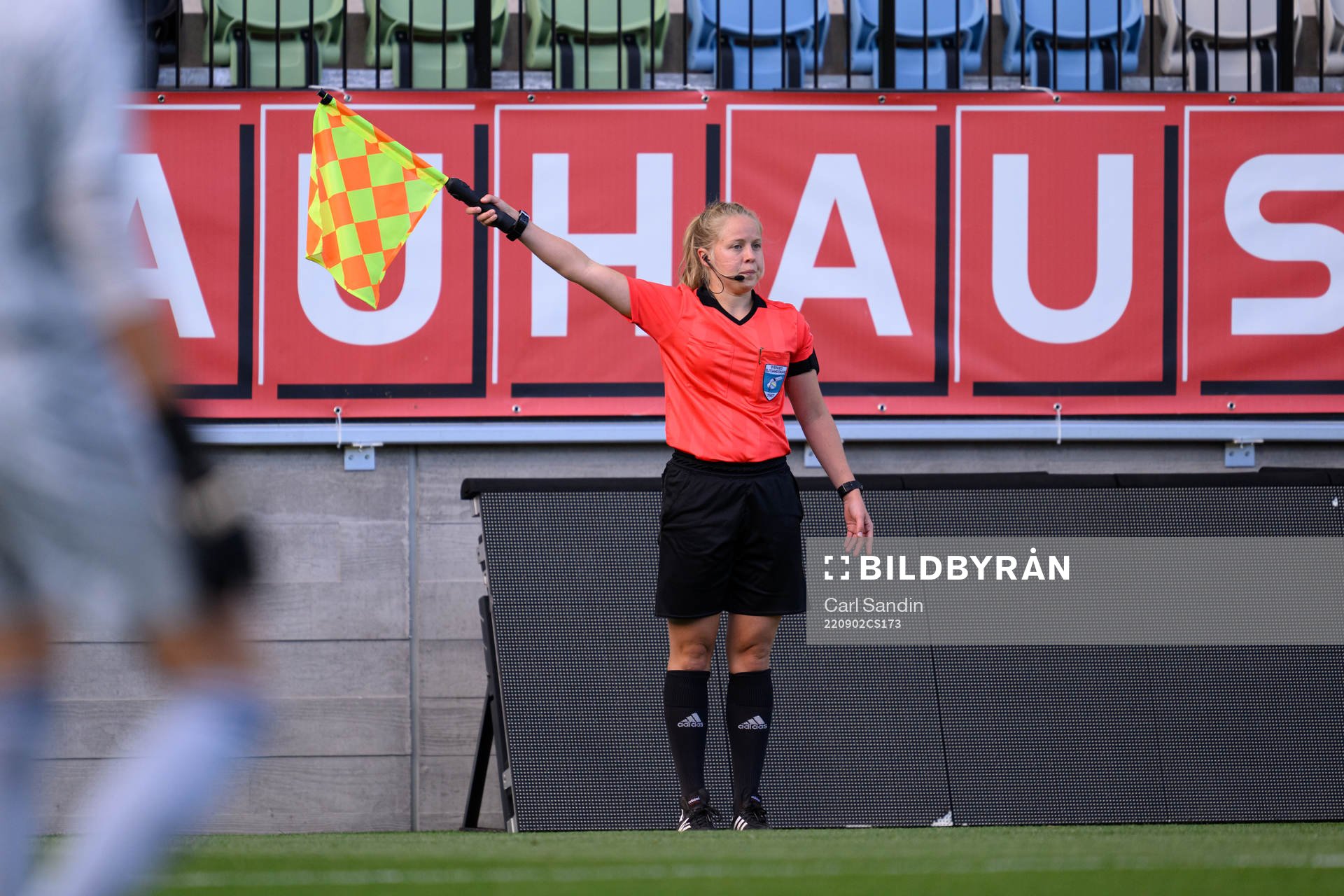 Assistant referee Josefine Bastås