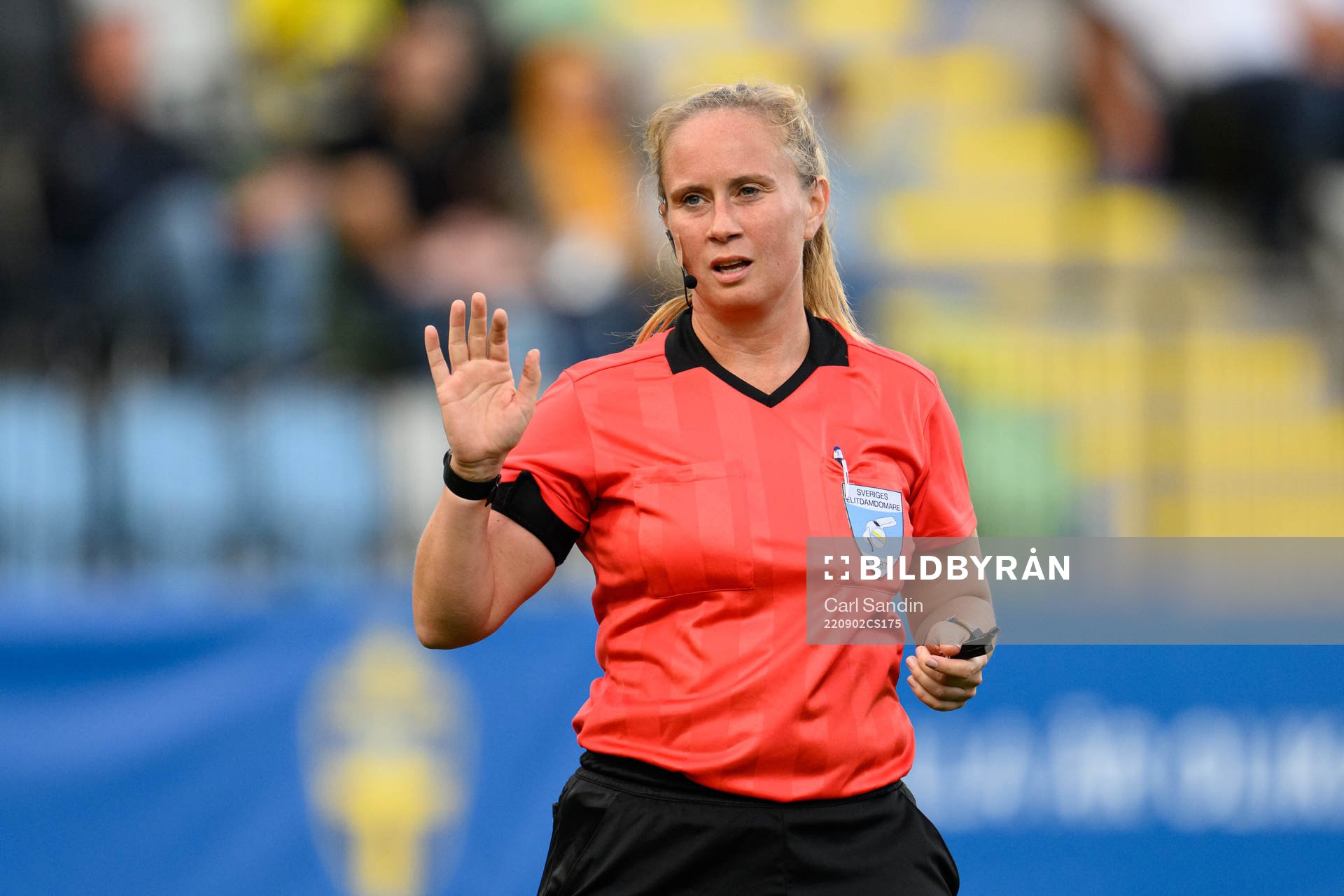Referee Sandra Almkvist