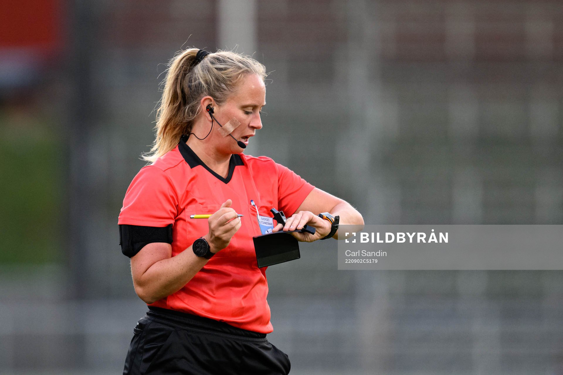 Referee Sandra Almkvist