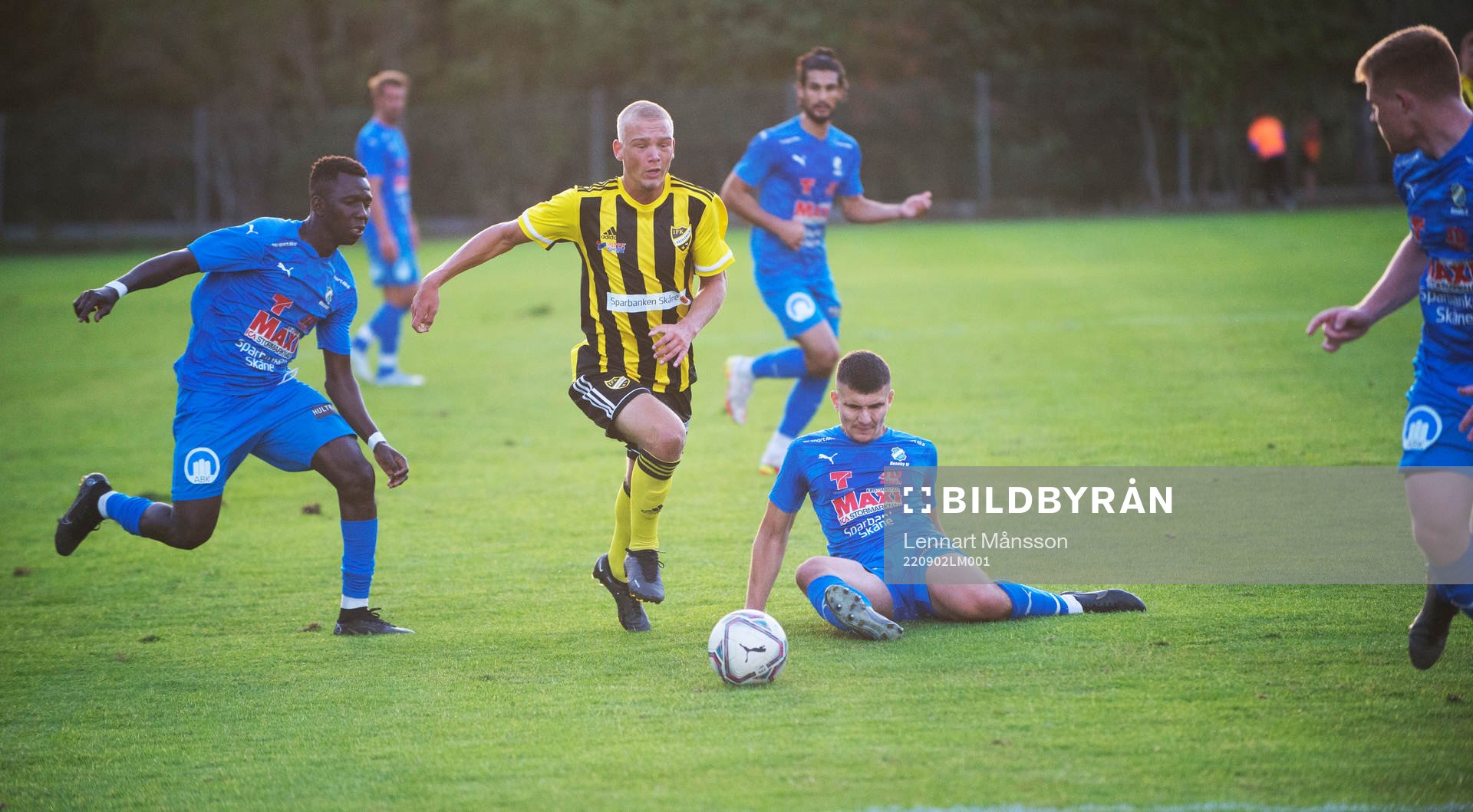IFK Hässleholms Olle Kjellman Olblad i matchen i div. 2