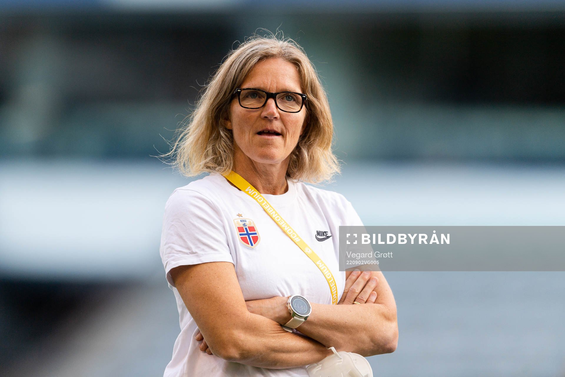 Head coach Hege Riise of Norway