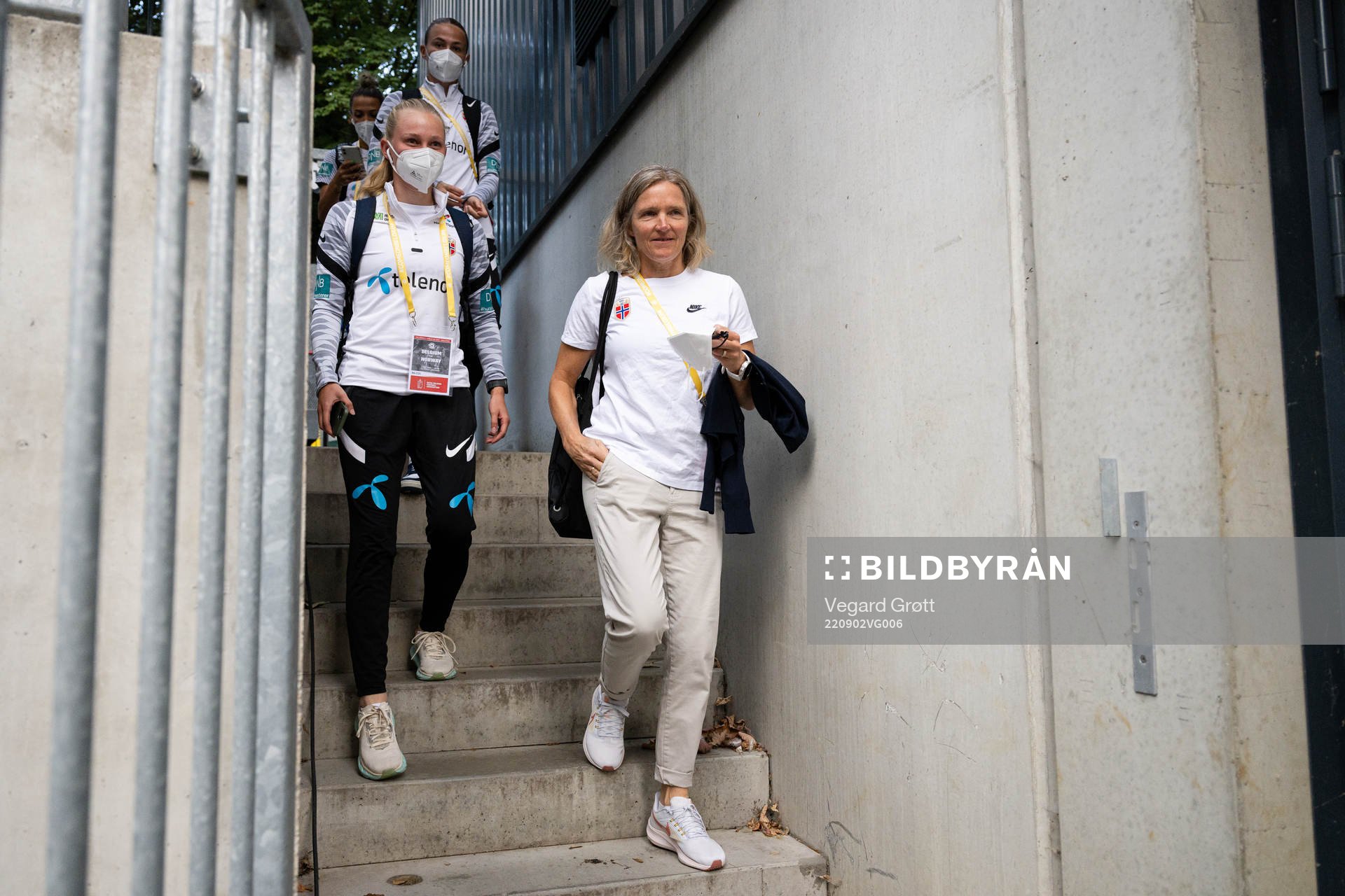 Head coach Hege Riise of Norway