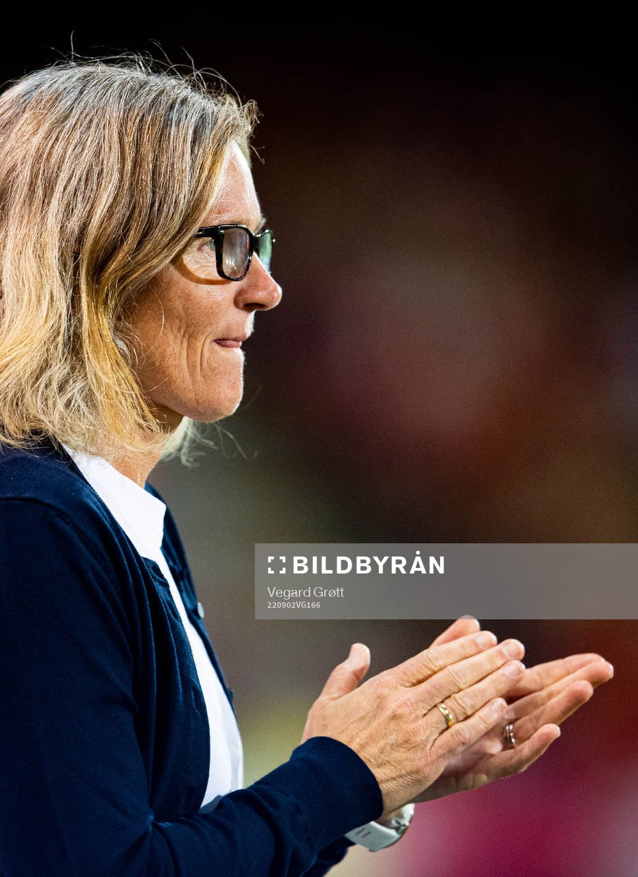 Hege Riise, head coach of Norway