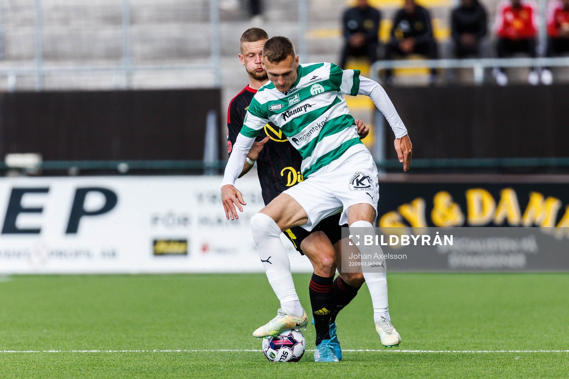Östersunds Kevin Jablinski och Västerås SKs Viktor