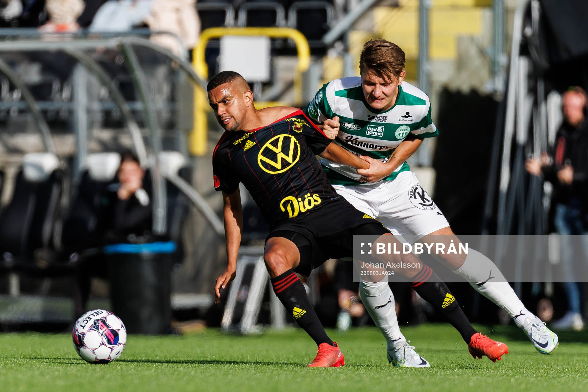 Östersunds Erick Brendon Pinheiro da Silva och Västerås