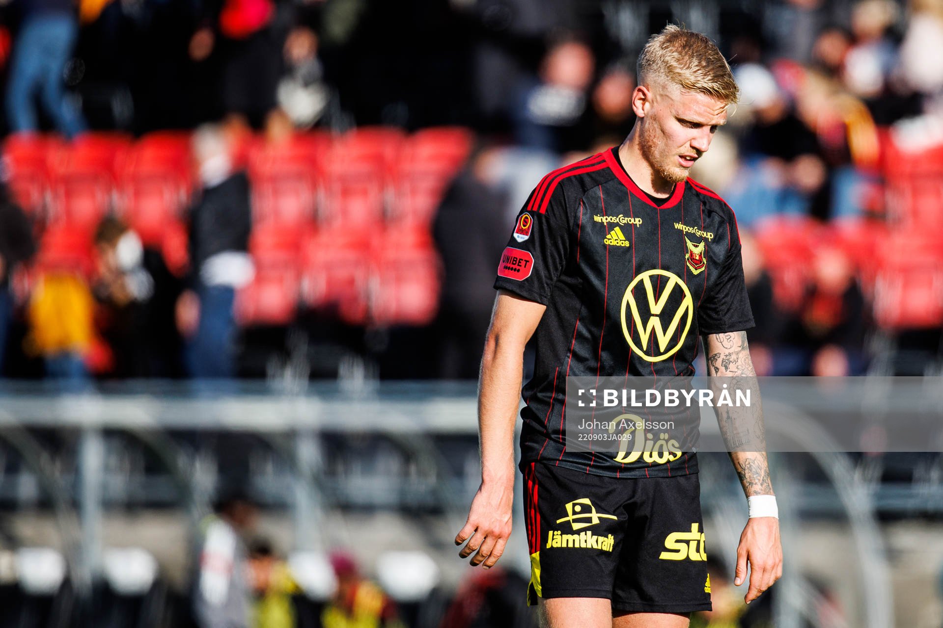 Östersunds André Österholm deppar