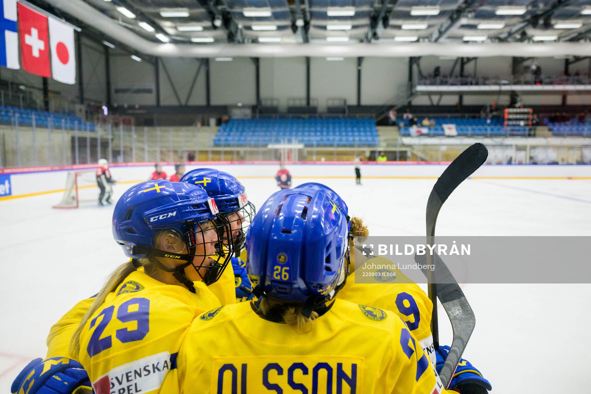 Olivia Carlsson, Sara Hjalmarsson, Jessica Adolfsson and