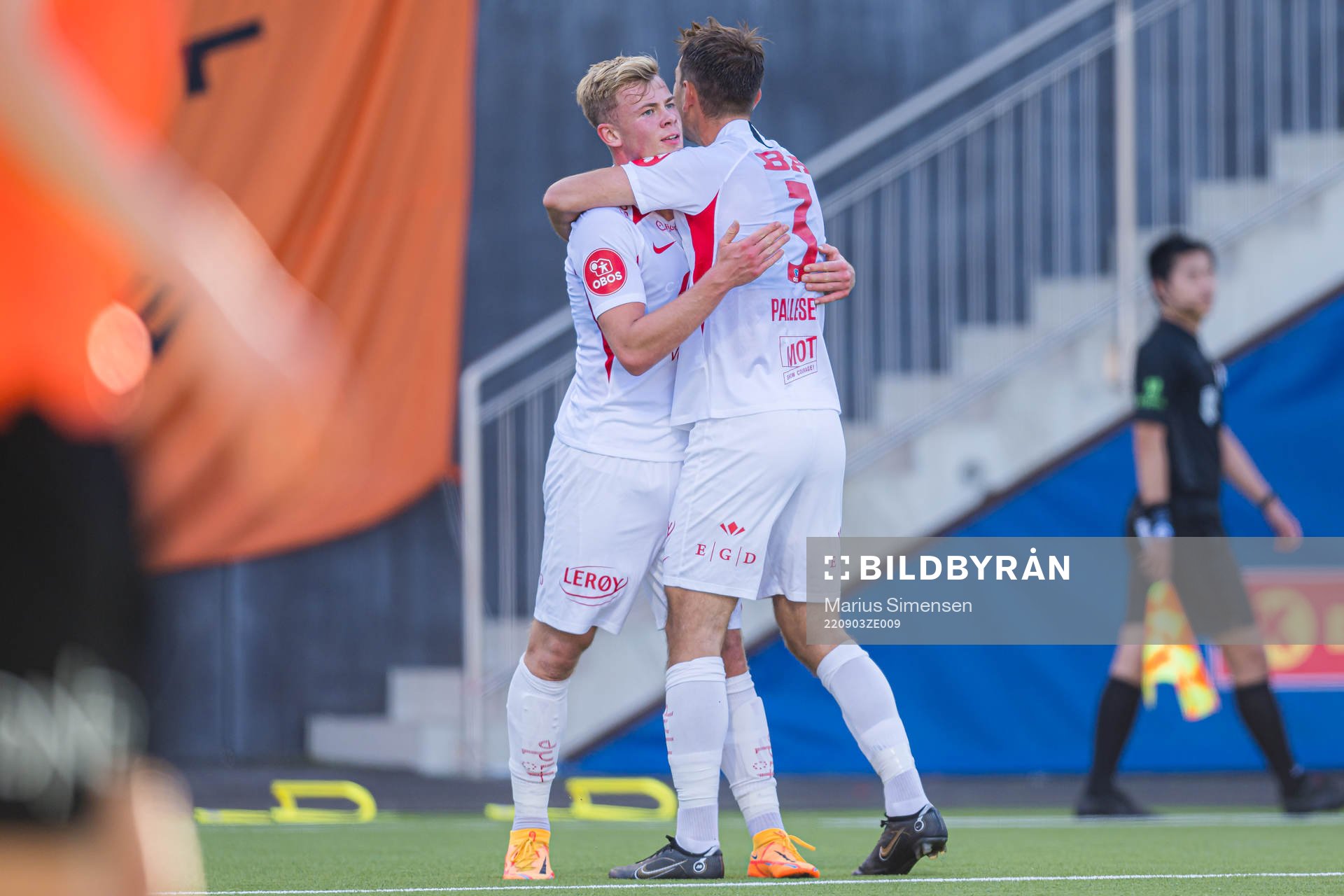 Aune Selland Heggebø of Brann celebrates