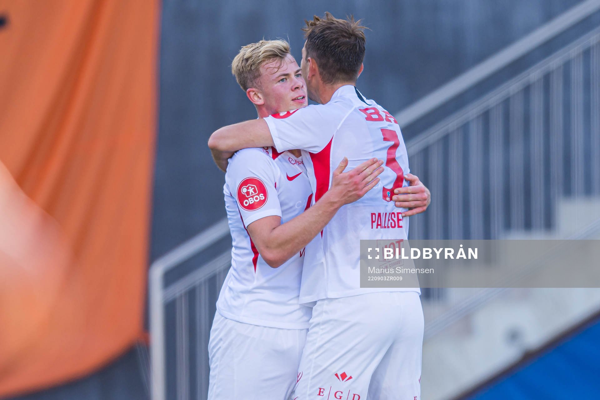 Aune Selland Heggebø of Brann celebrates