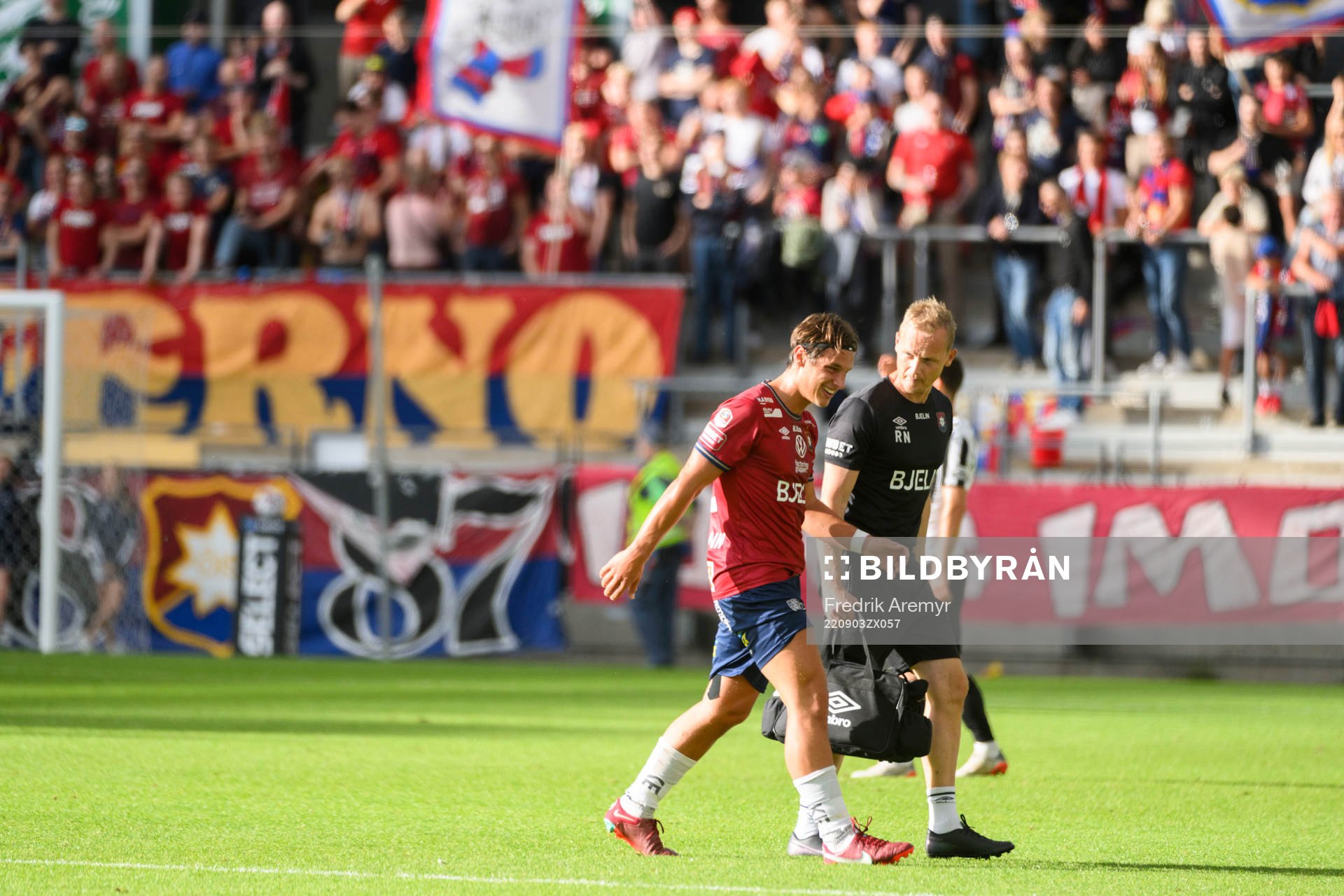 Örgrytes Kevin Ackermann  har ont