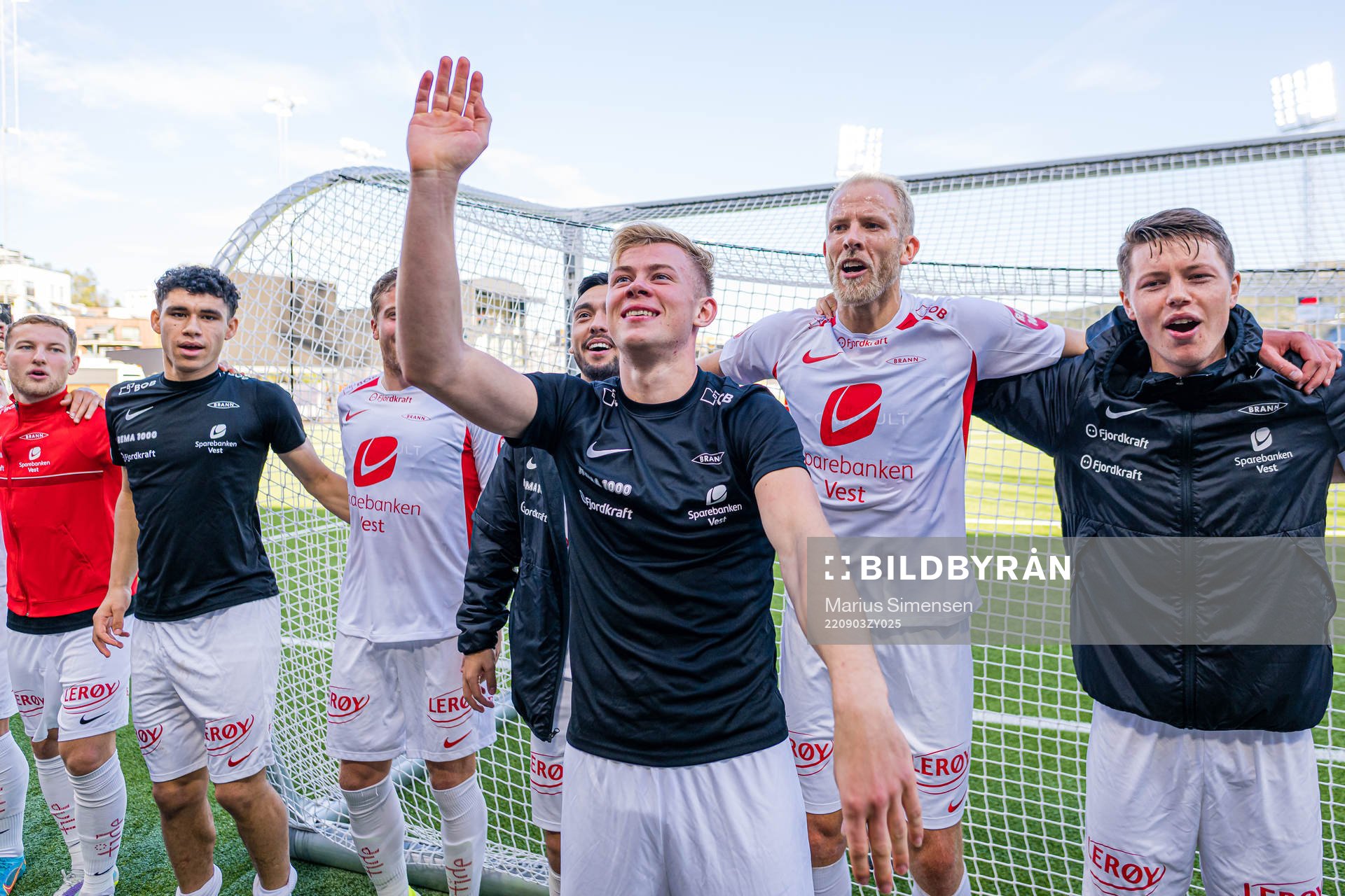 Aune Selland Heggebø of Brann celebrates