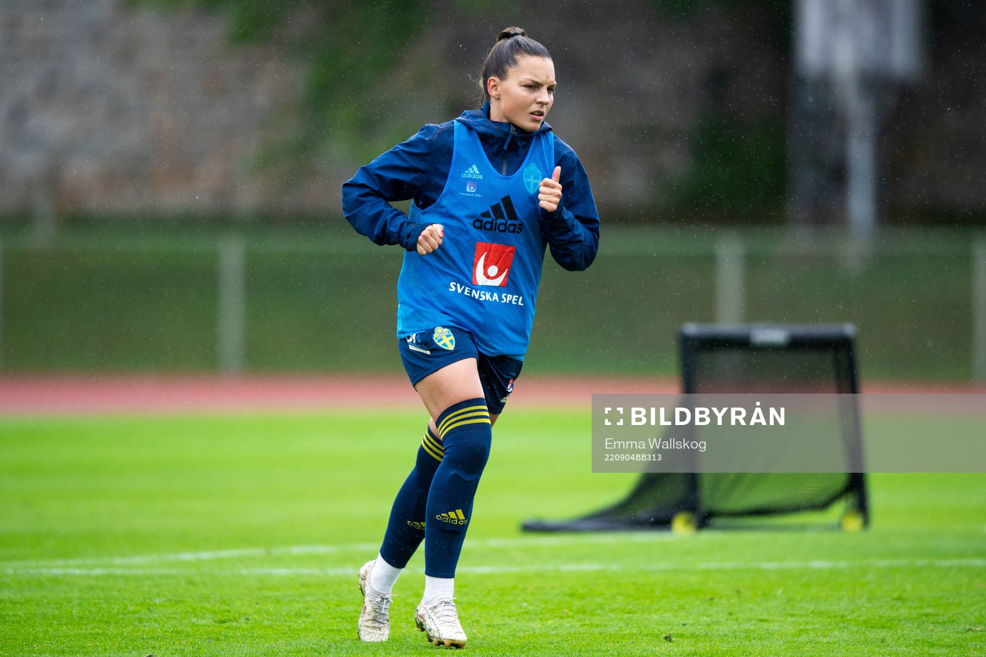 Johanna Rytting Kaneryd during a training session with the women's national football team on September 4, 2022 in Visby. 