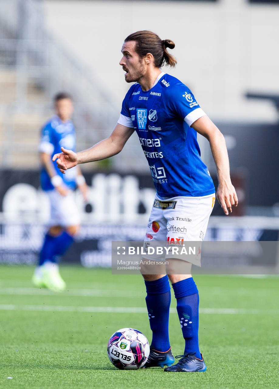 Norrbys Nino Osmanagic under fotbollsmatchen i Superettan mellan Örebro och Norrby den 4 september 2022 i Örebro. 