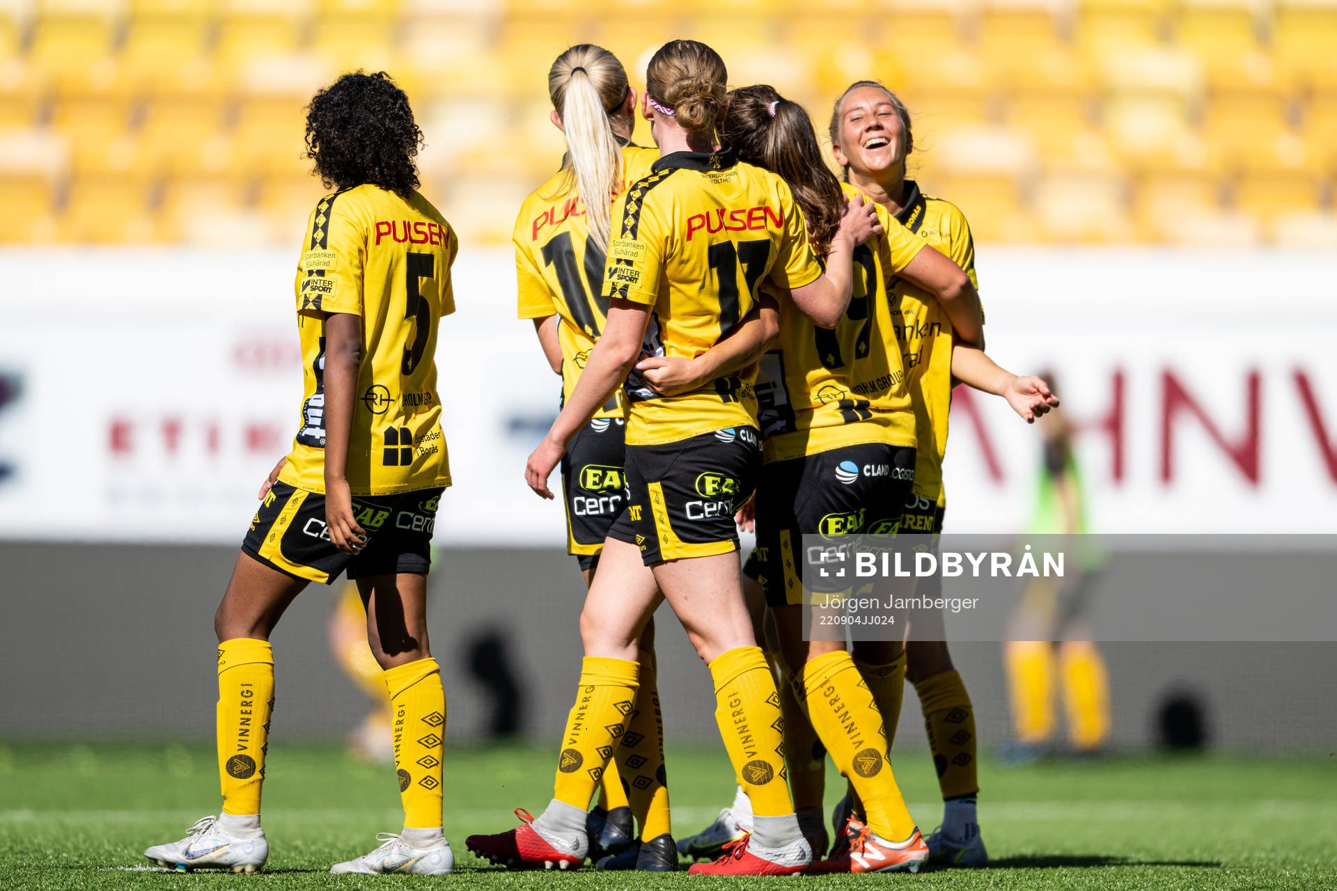 Elfsborgs spelare jublar
