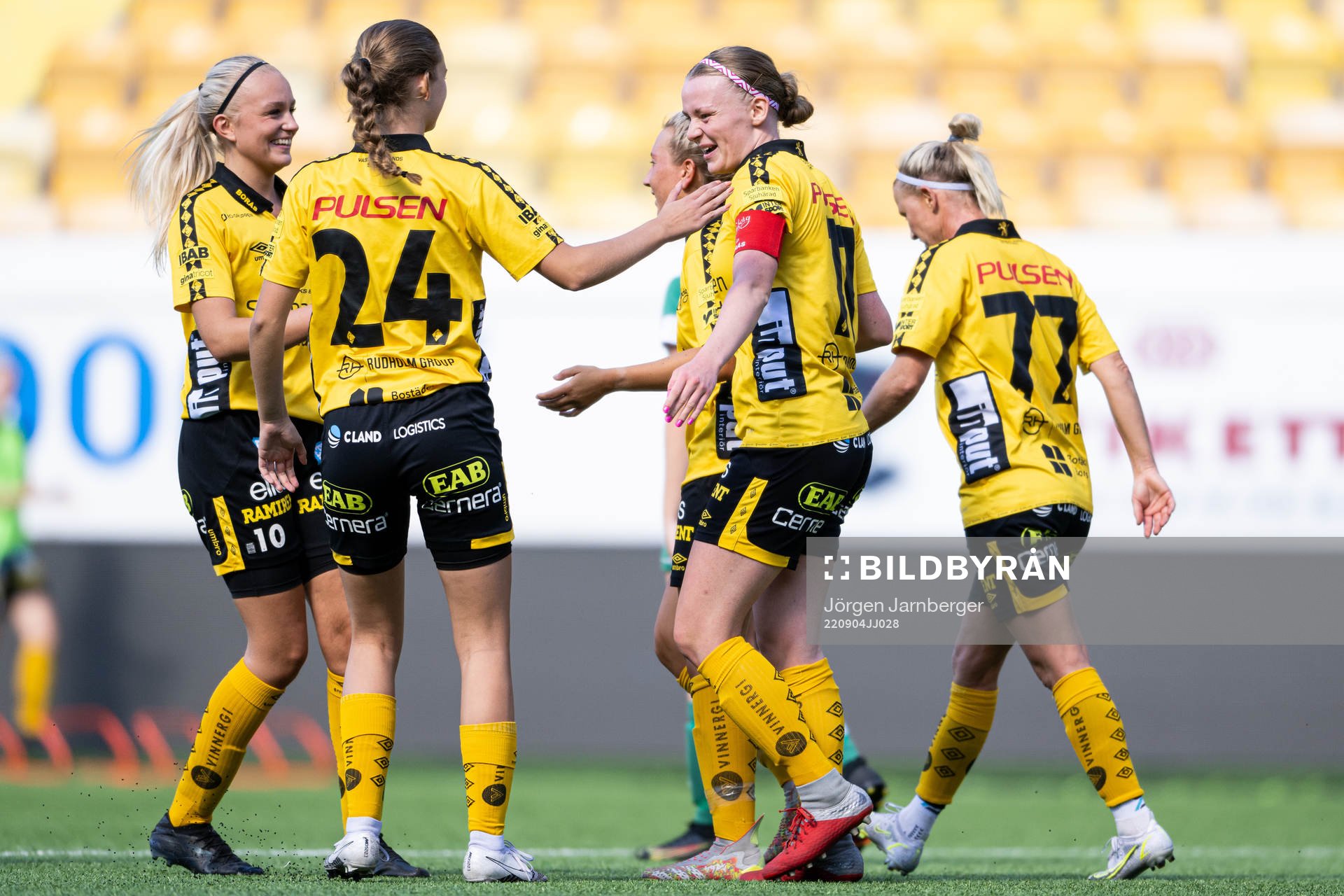 Elfsborgs spelare jublar