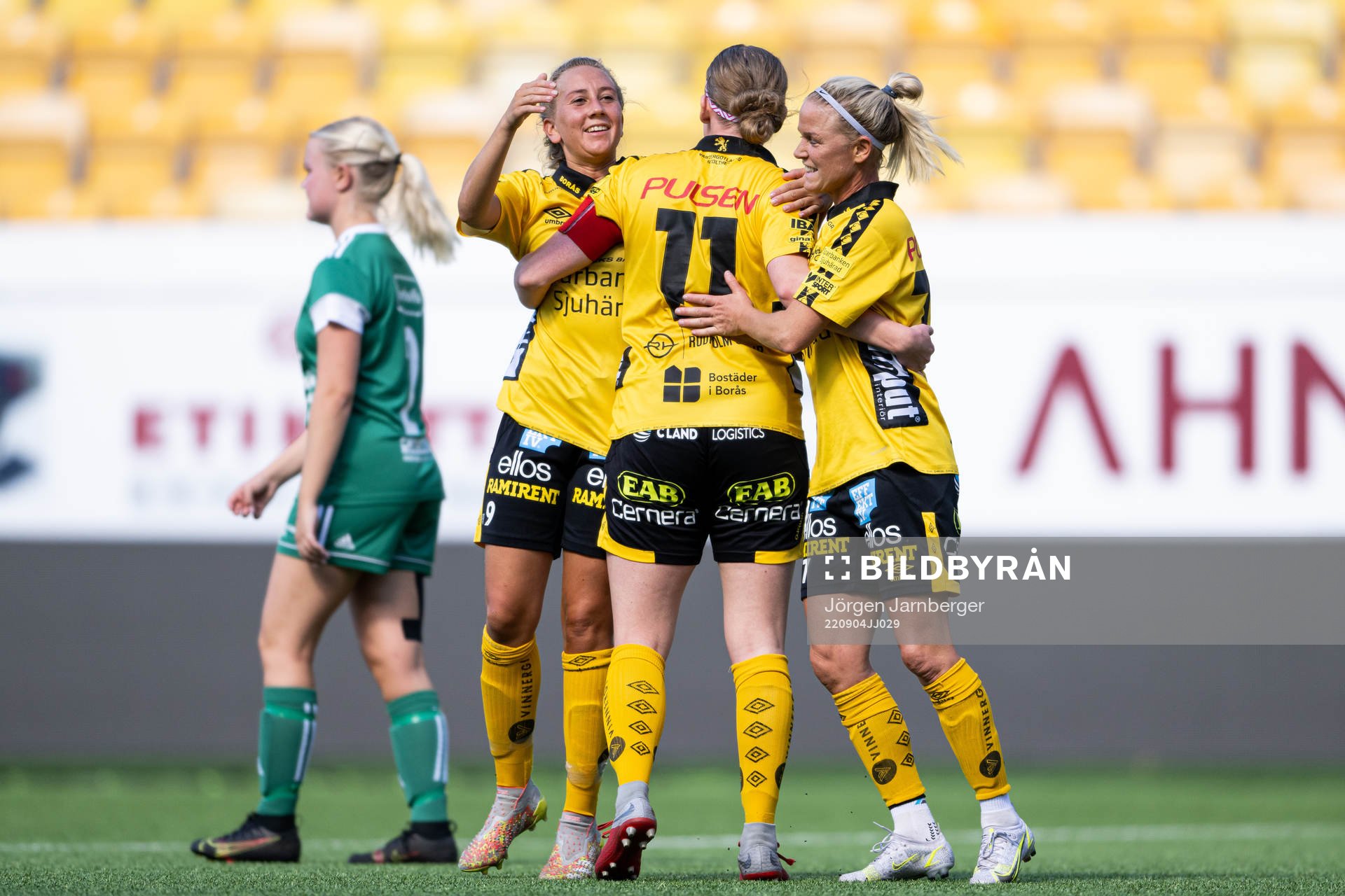 Elfsborgs spelare jublar