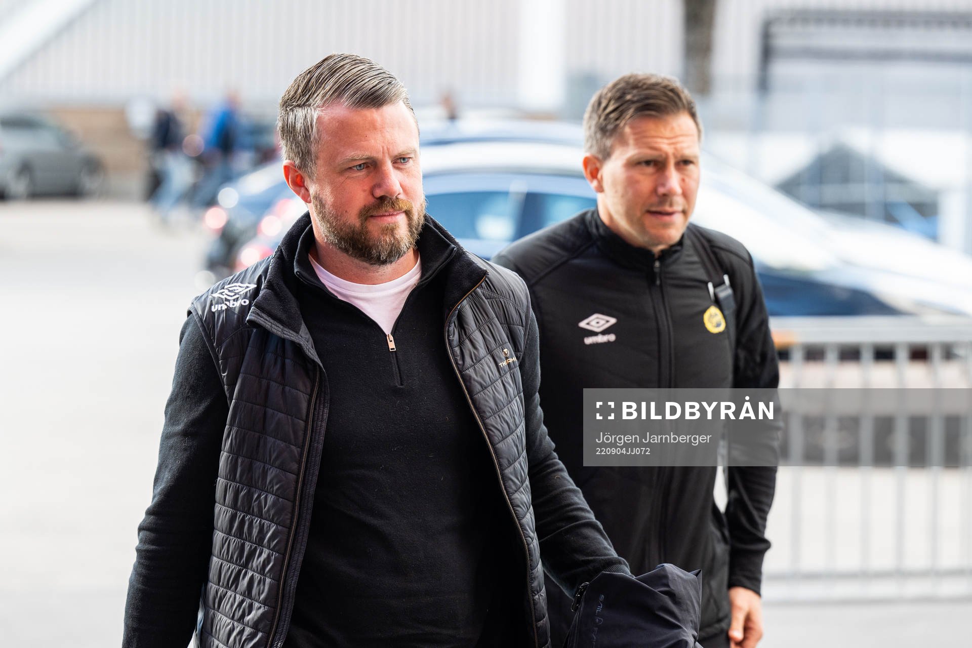Elfsborgs manager Jimmy Thelin och assisterande tränare