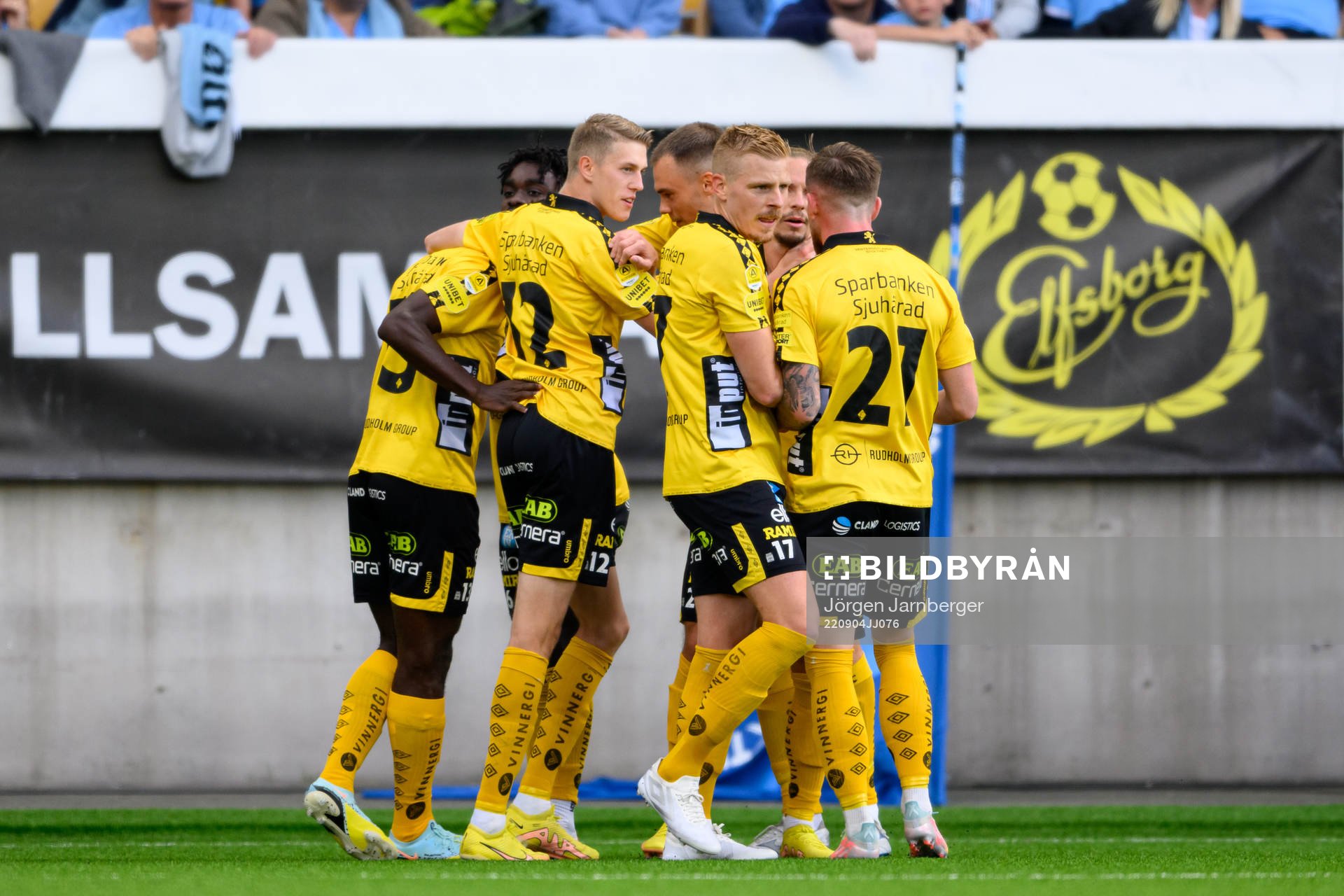 Elfsborgs Michael Baidoo jublar