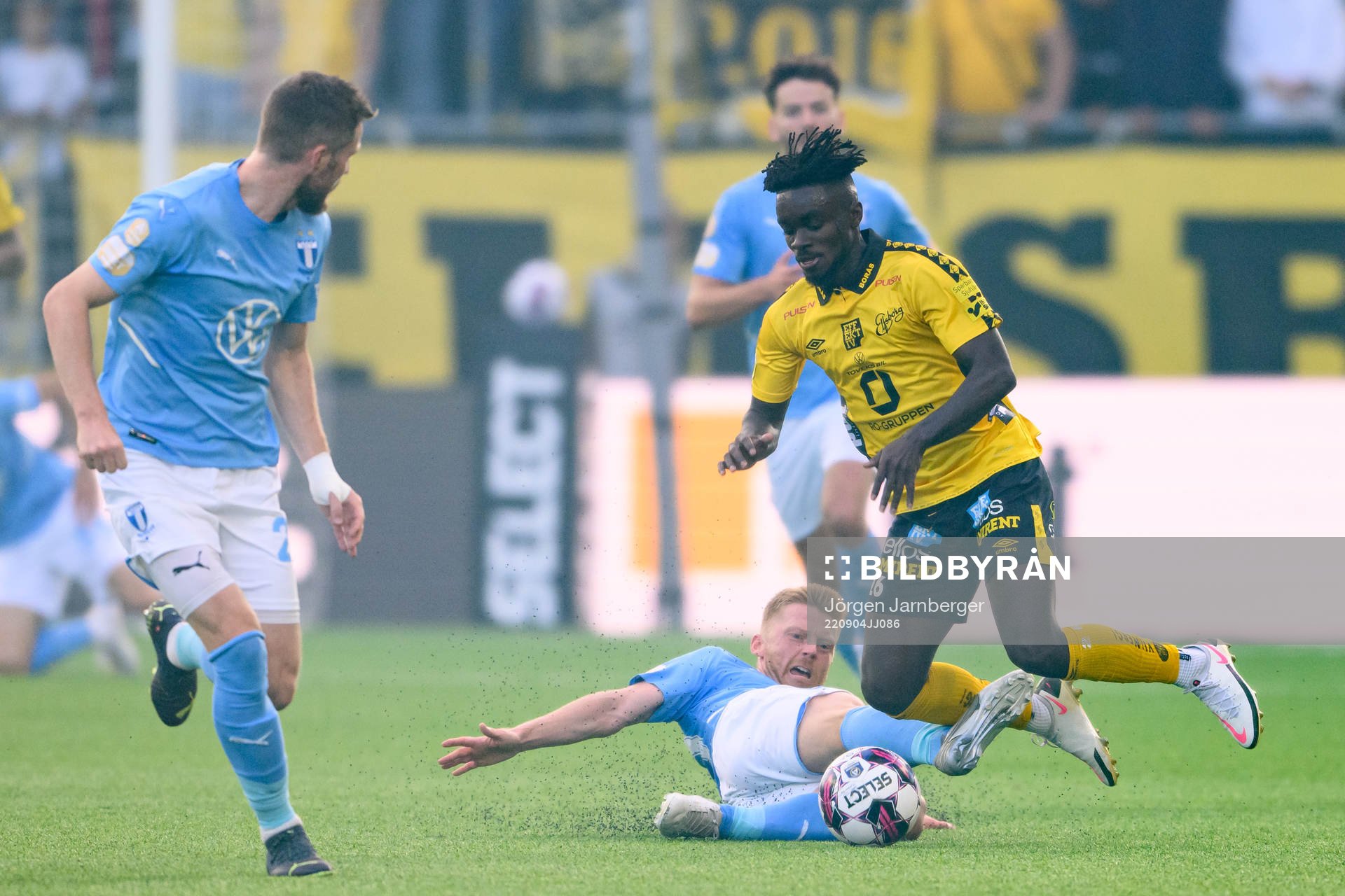 Malmö FFs Anders Christiansen och Elfsborgs Emmanuel