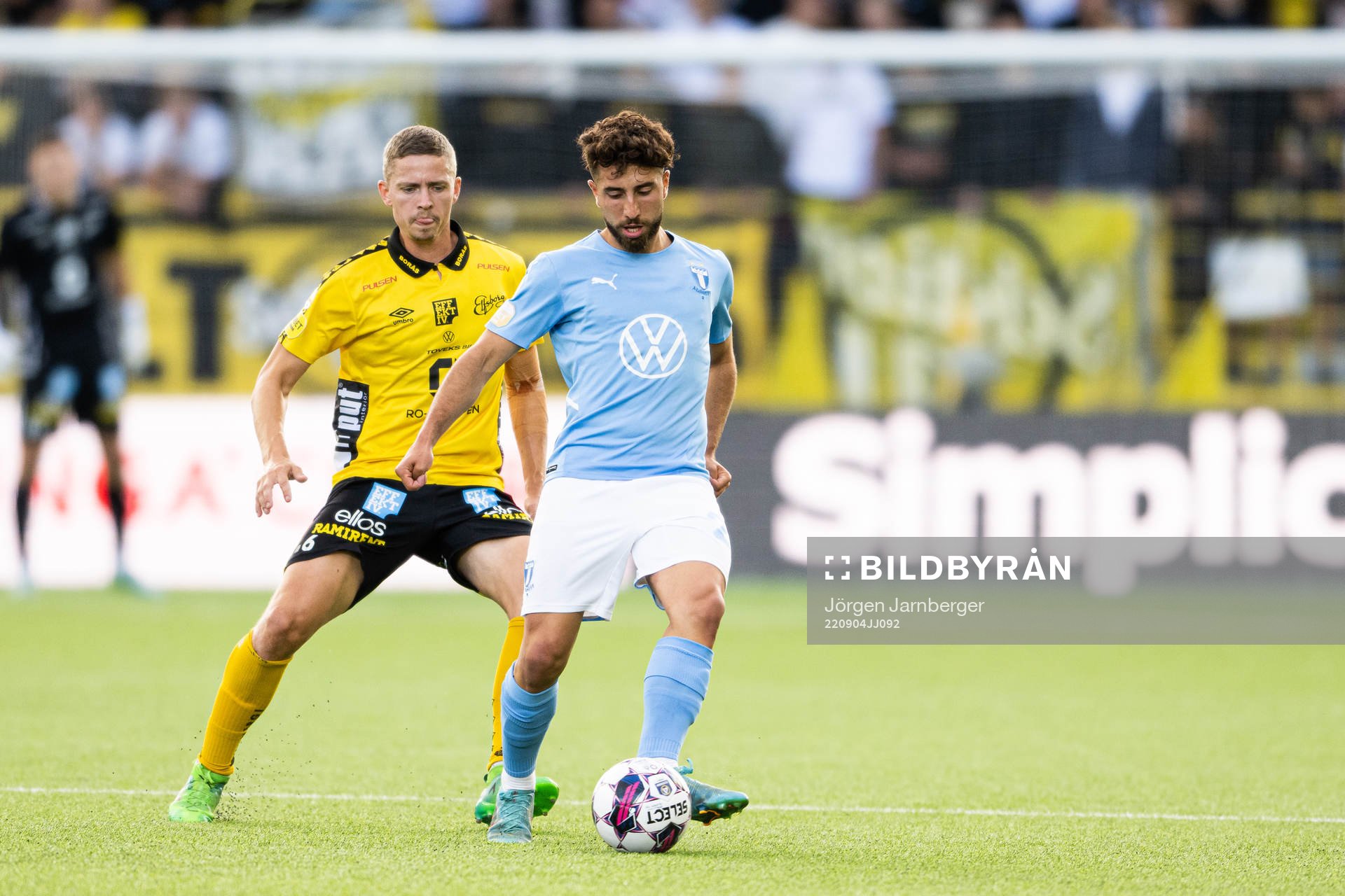 Elfsborgs André Ibsen Rømer och Malmö FFs Moustafa Zeidan