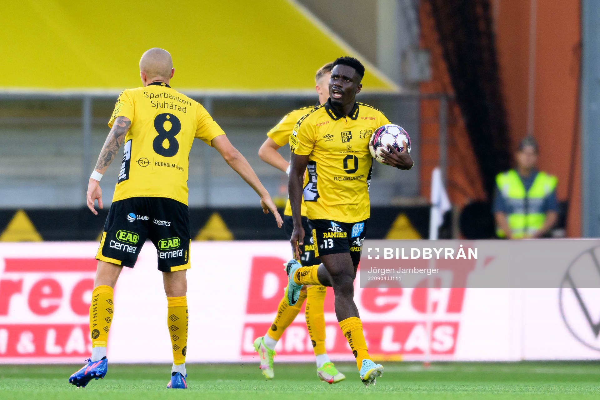 Elfsborgs Michael Baidoo jublar