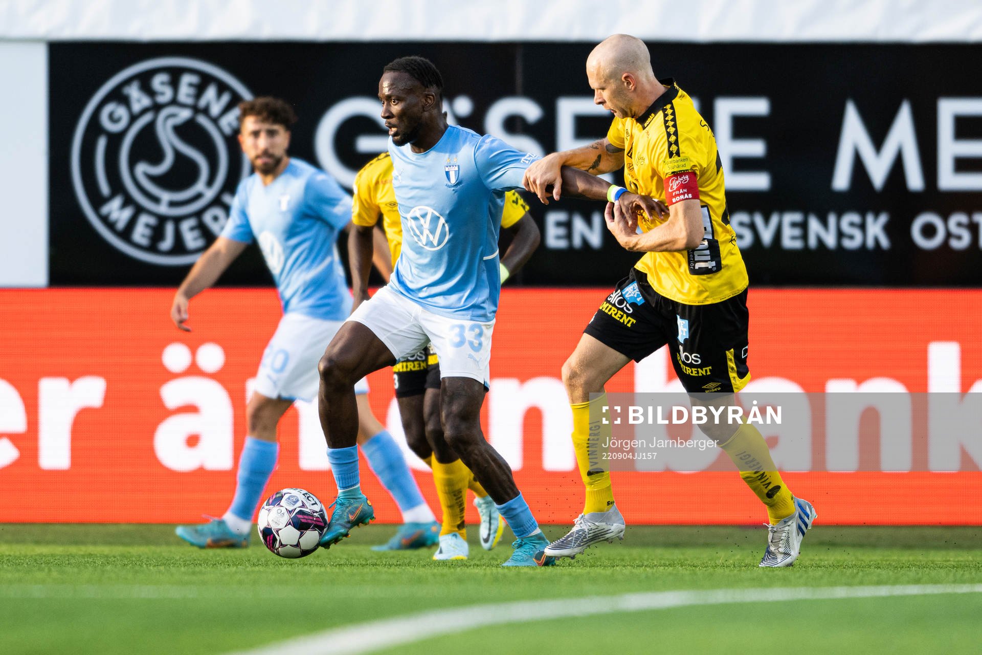 Malmö FFs Mohamed Buya Turay och Elfsborgs Sebastian