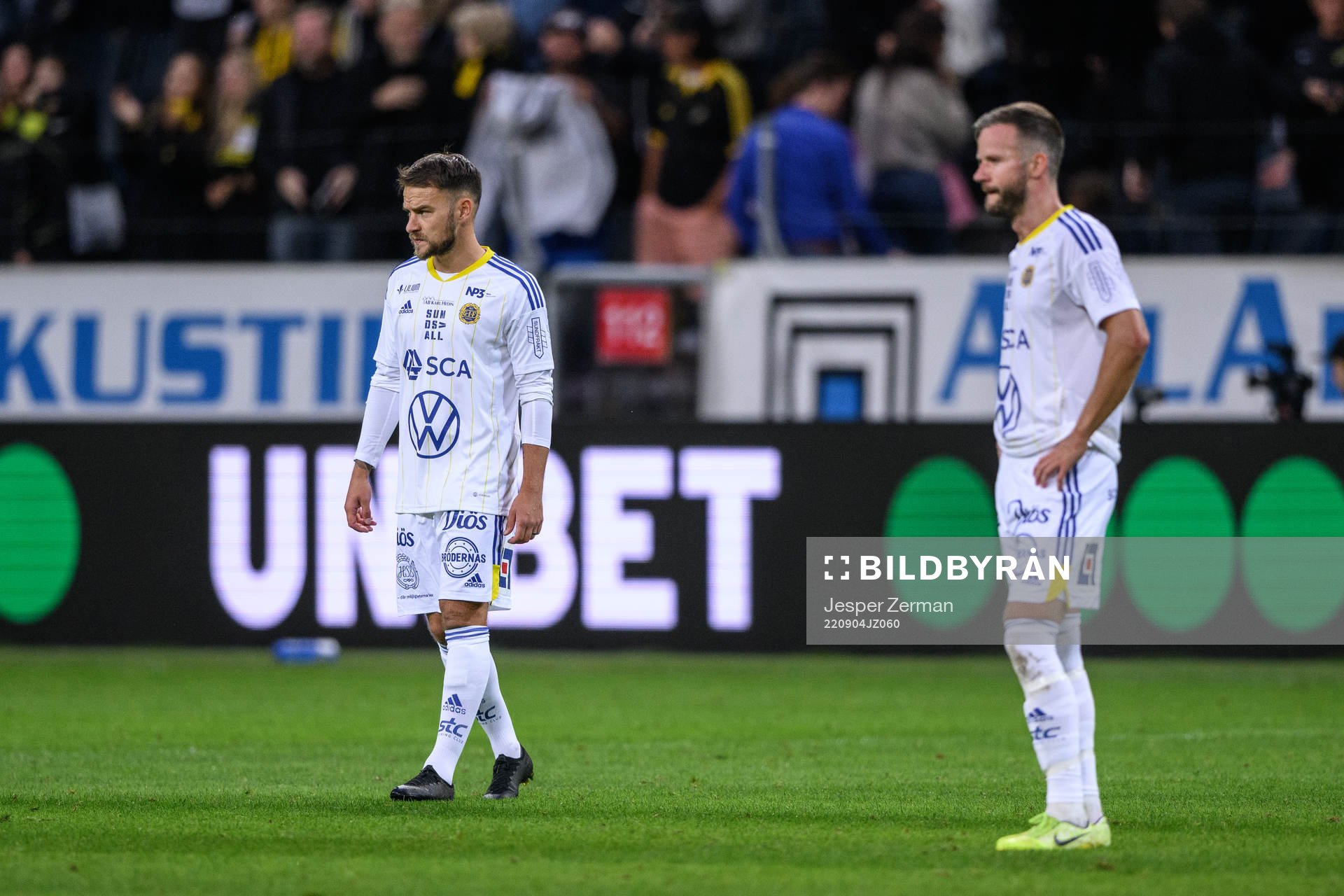GIF Sundsvalls Pontus Silfwer och Robert Lundström deppar