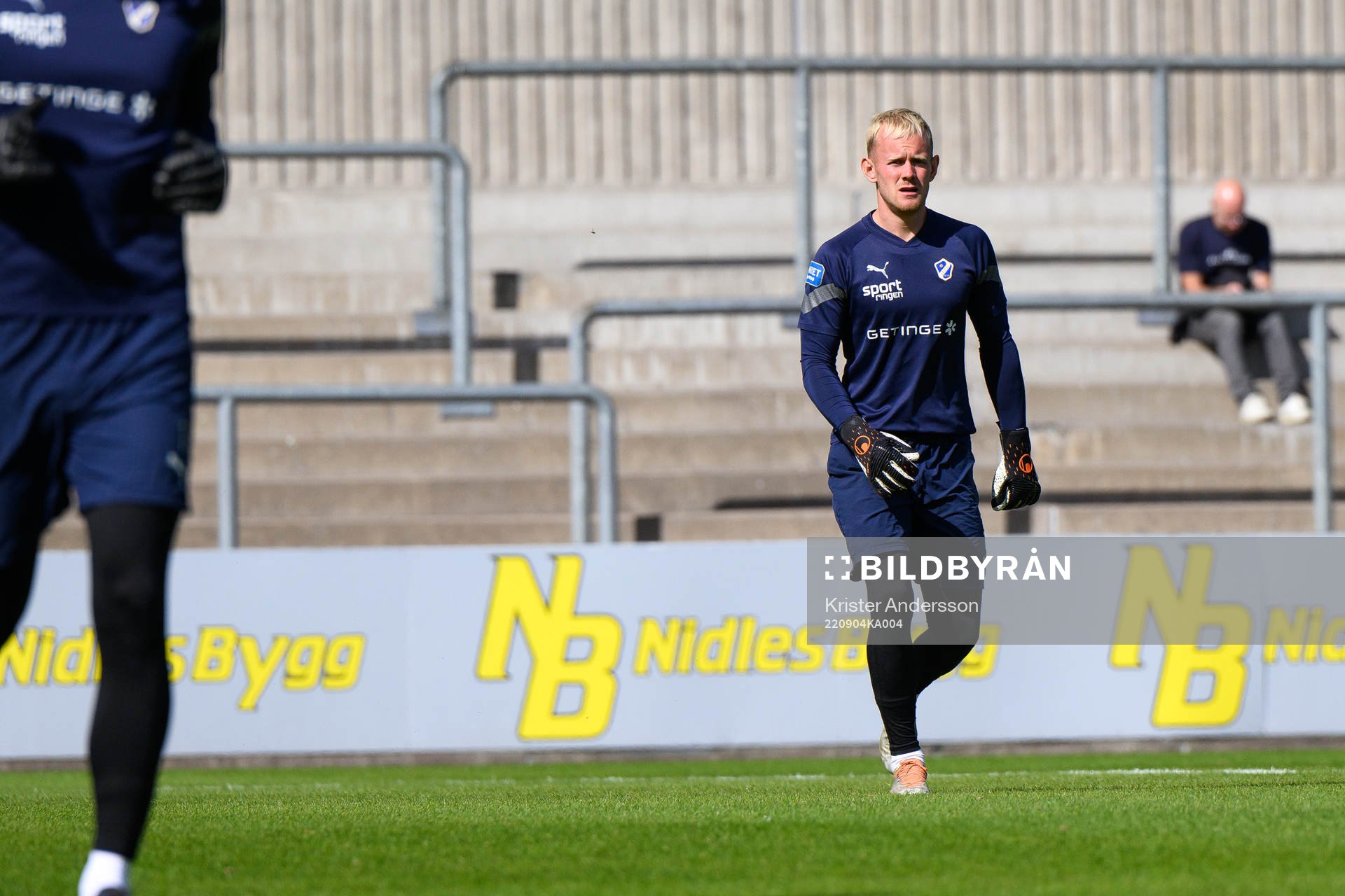 Halmstads Malte Påhlsson före fotbollsmatchen i