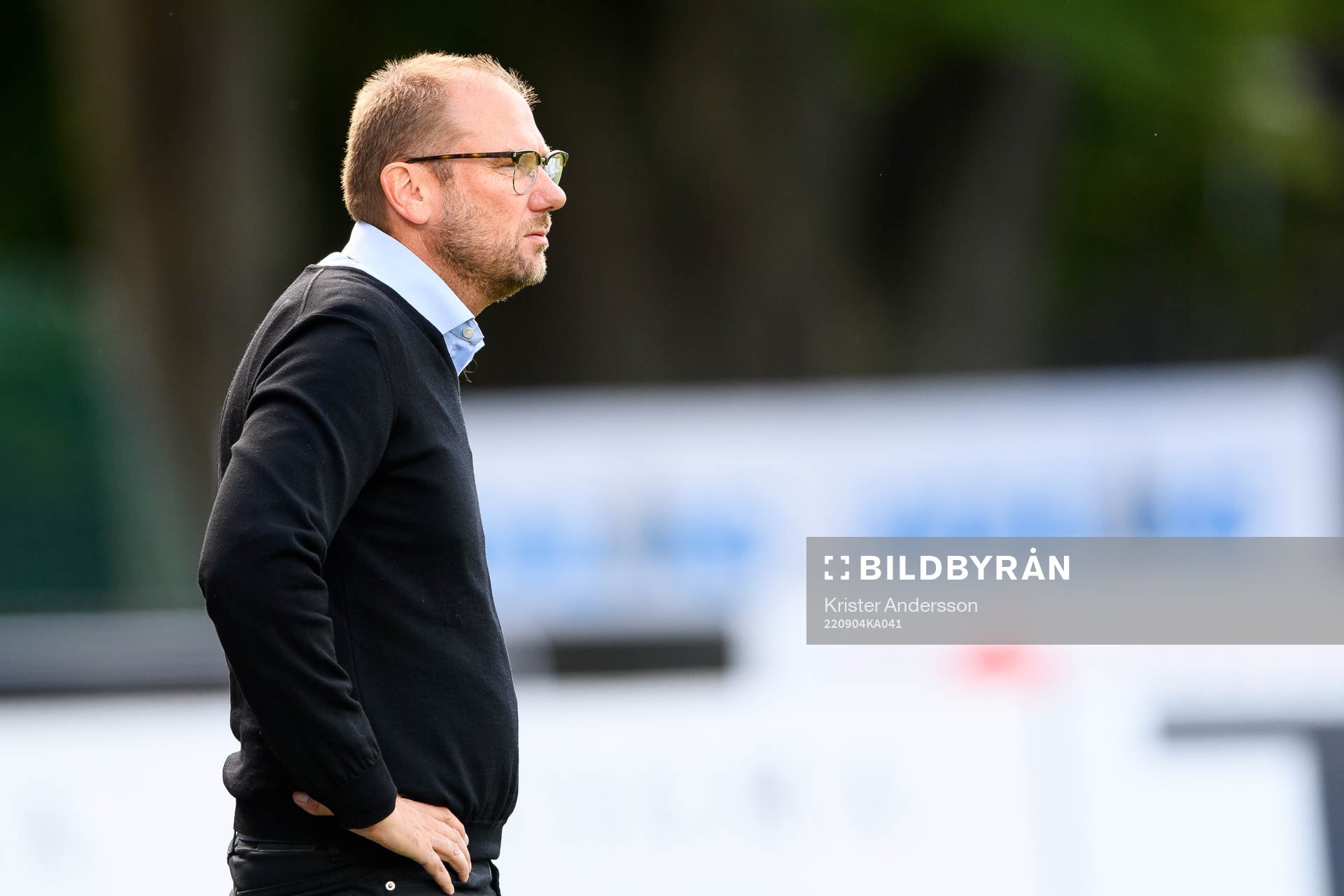 Halmstads tränare Magnus Haglund