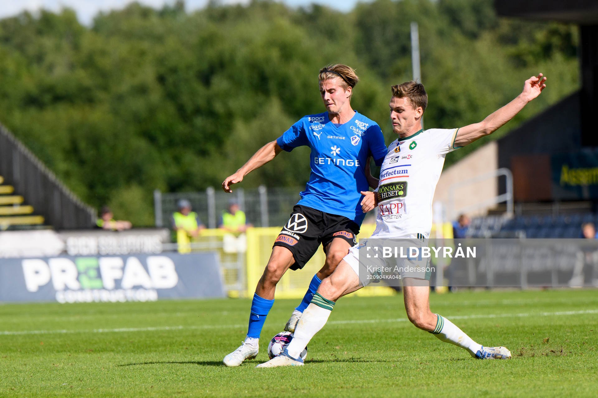 Halmstads Erik Ahlstrand och Skövdes Villiam Granath