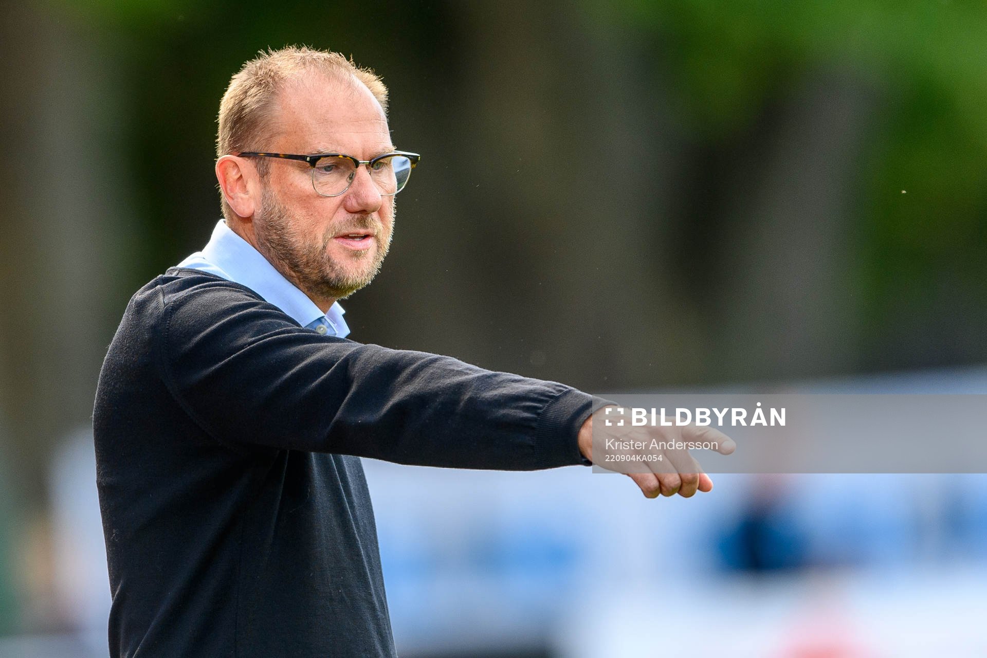 Halmstads tränare Magnus Haglund